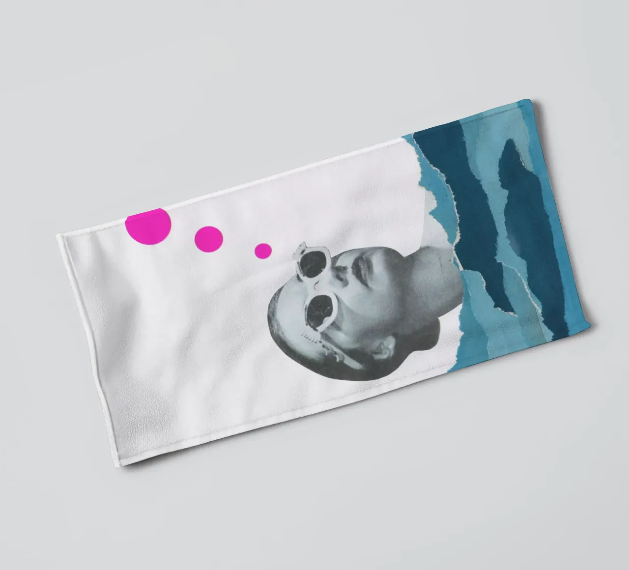 Catching Rays towel by Cassia Beck Collage