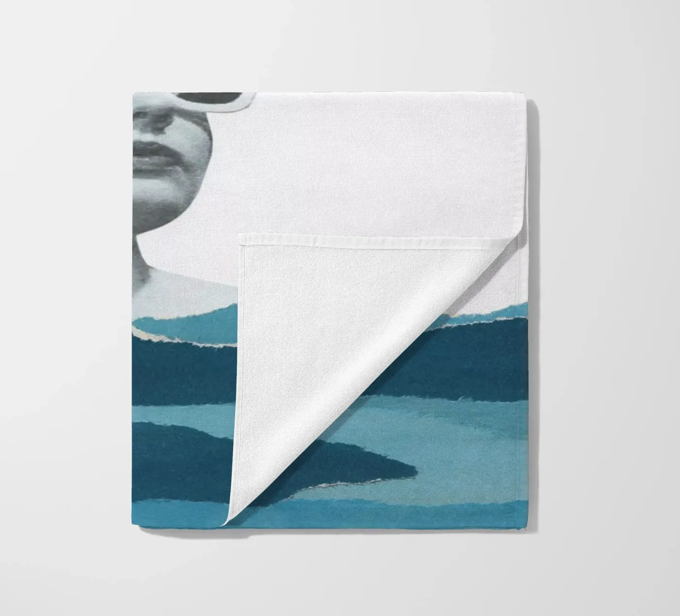 Stralen vangen strandhanddoek van Cassia Beck Collage