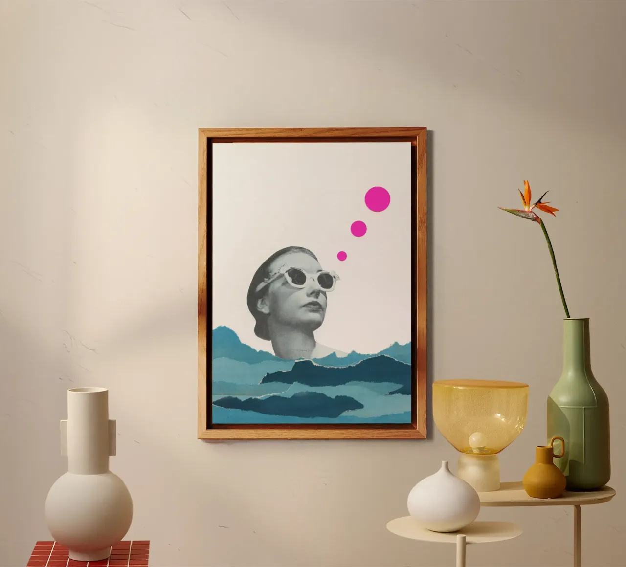 Catching Rays forex plate by Cassia Beck Collage