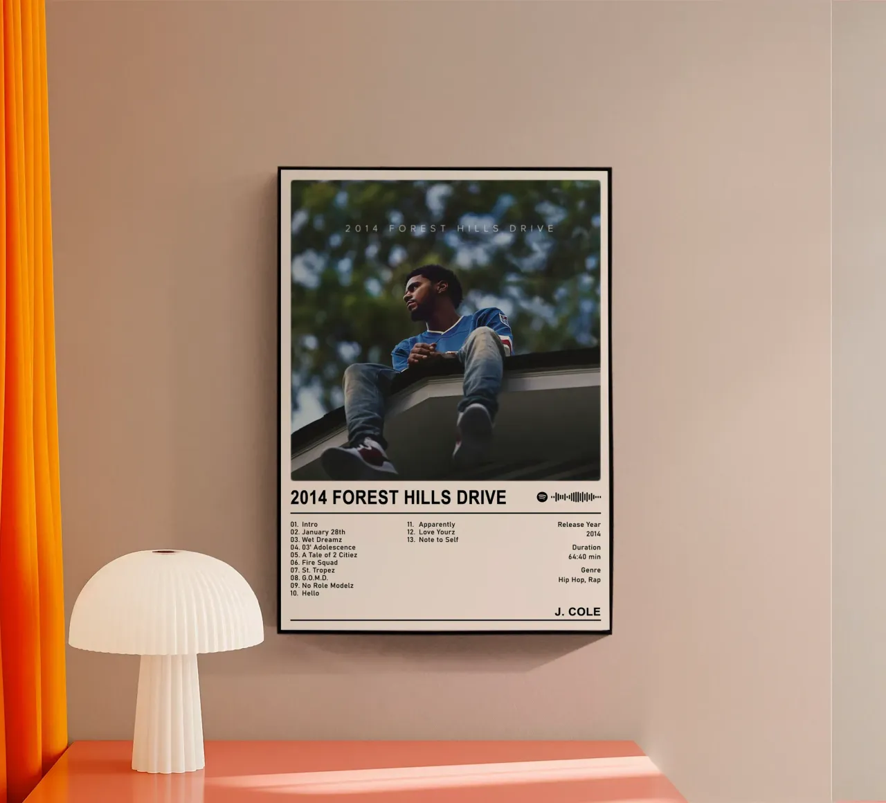 2014 Forest Hills Drive plexiglass da Booth Jordan