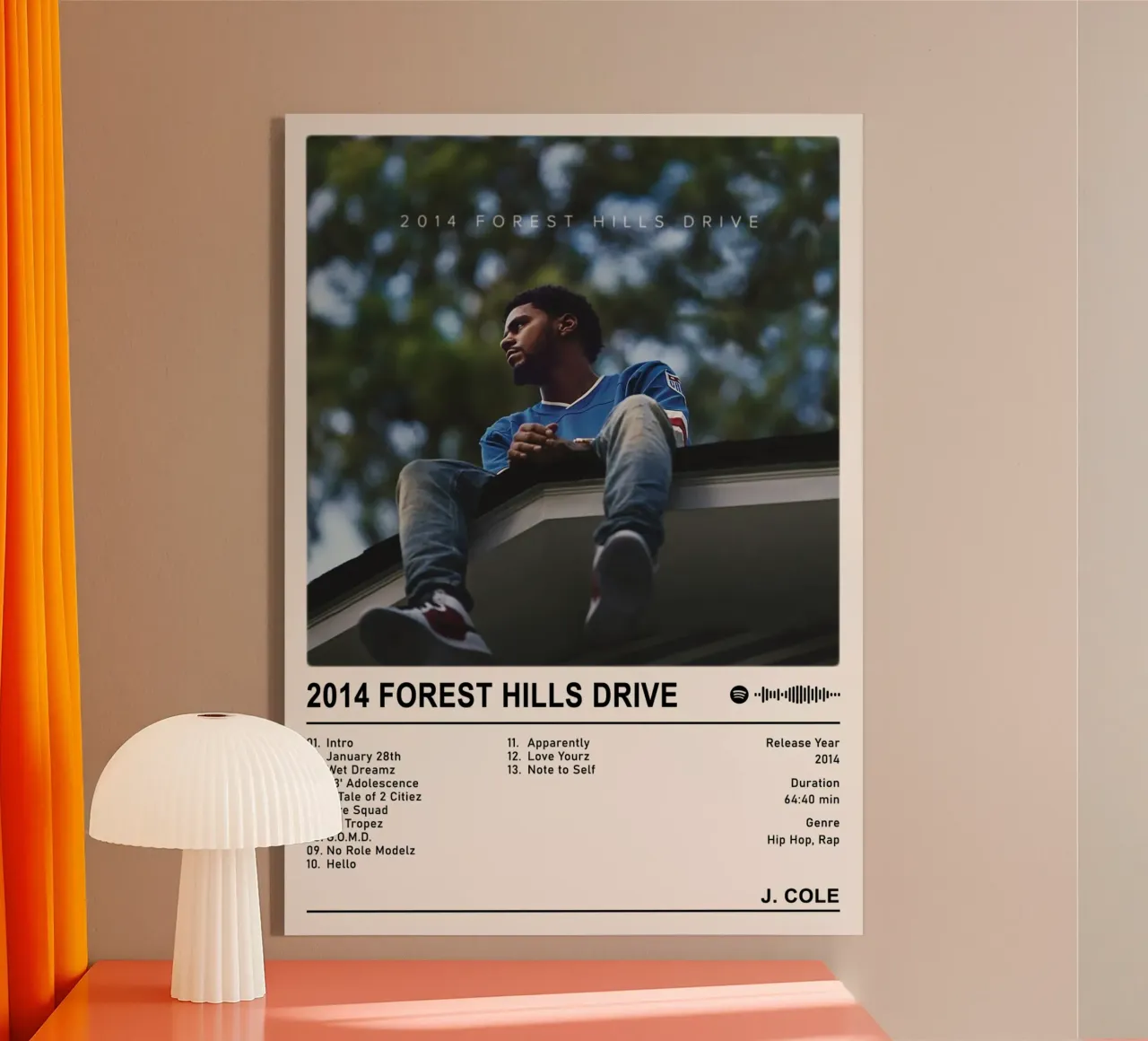 2014 Forest Hills Drive plexiglass da Booth Jordan