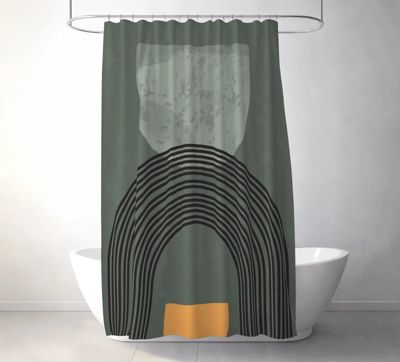 curve shape and line minimal Duschvorhang von scoten