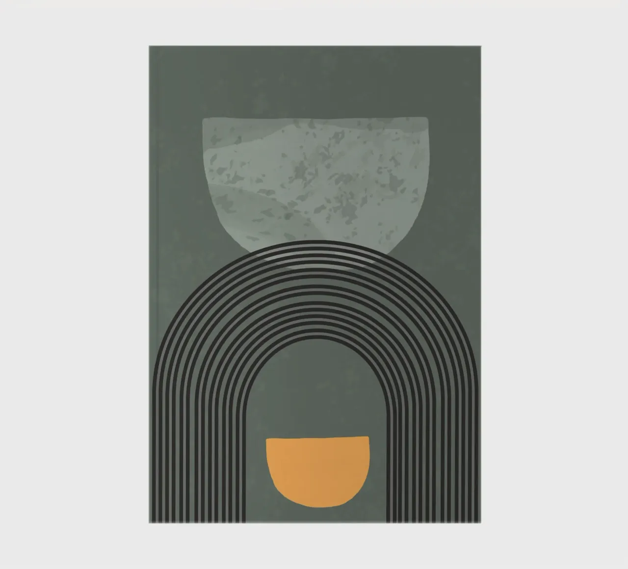 curve shape and line minimal notitieboek van scoten