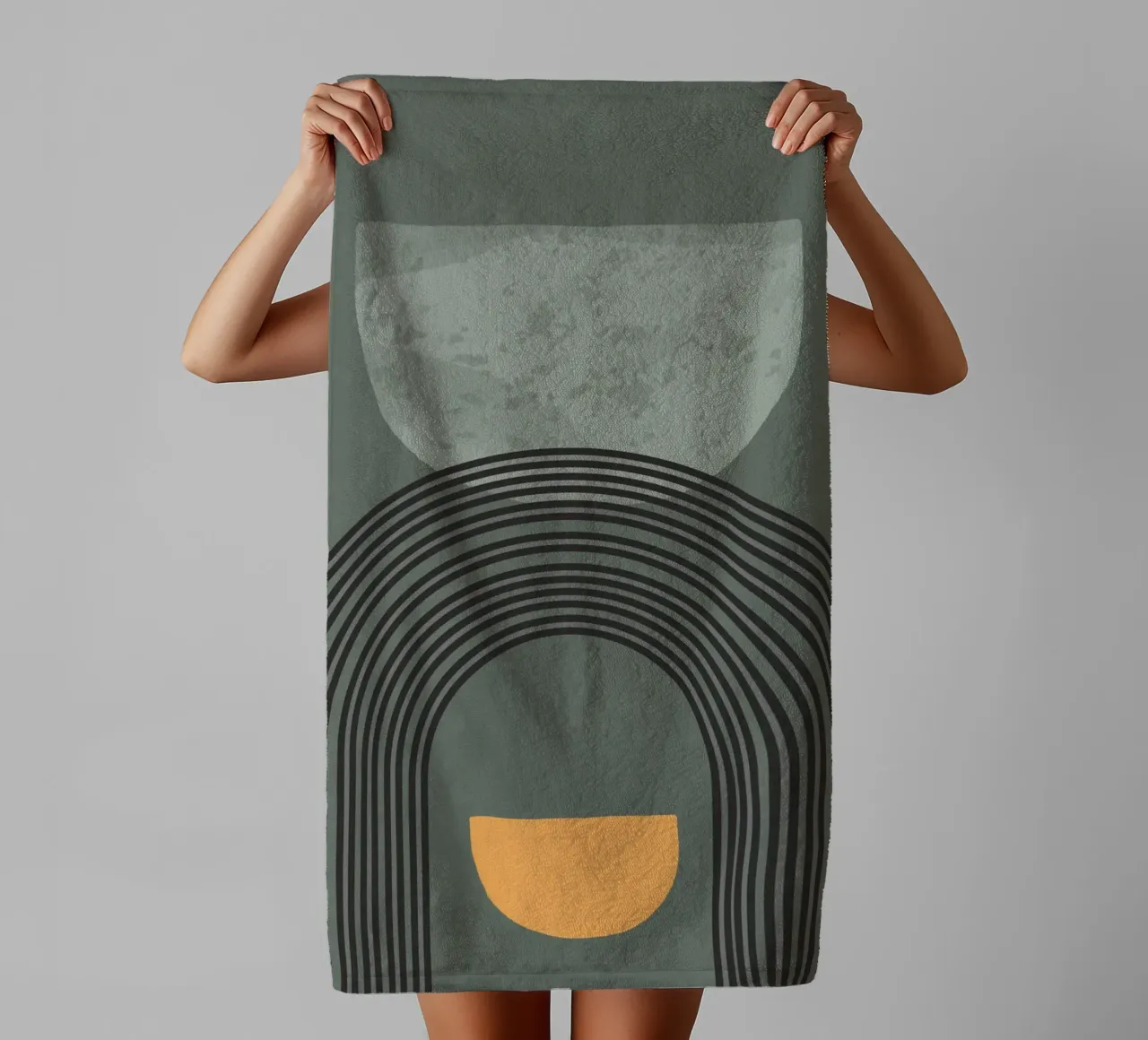 curve shape and line minimal badhanddoek van scoten