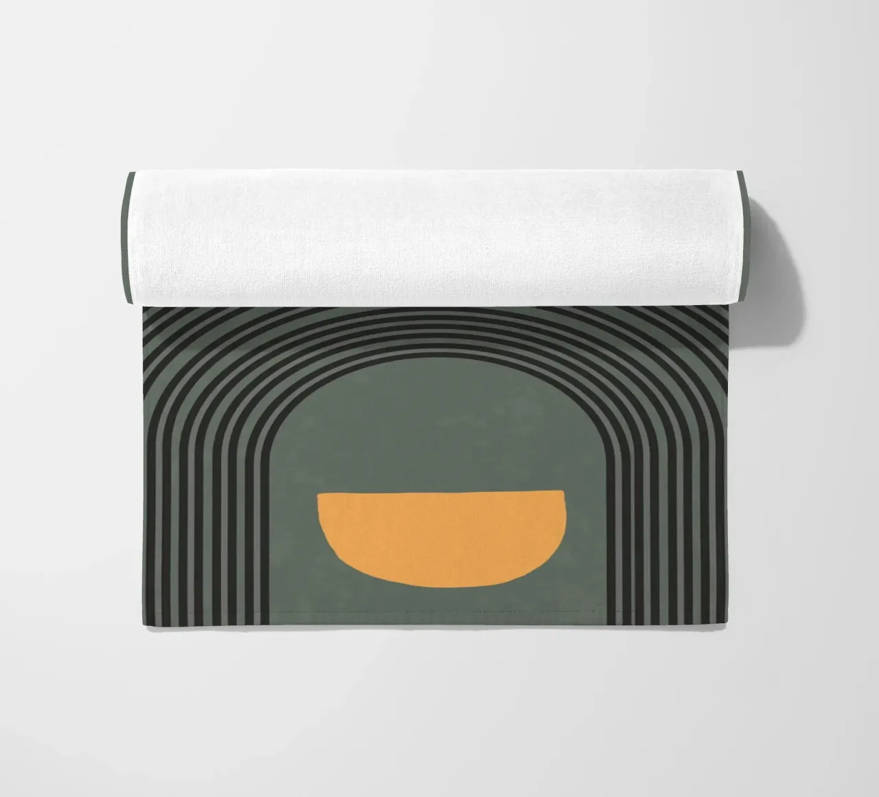 curve shape and line minimal Strandtuch von scoten