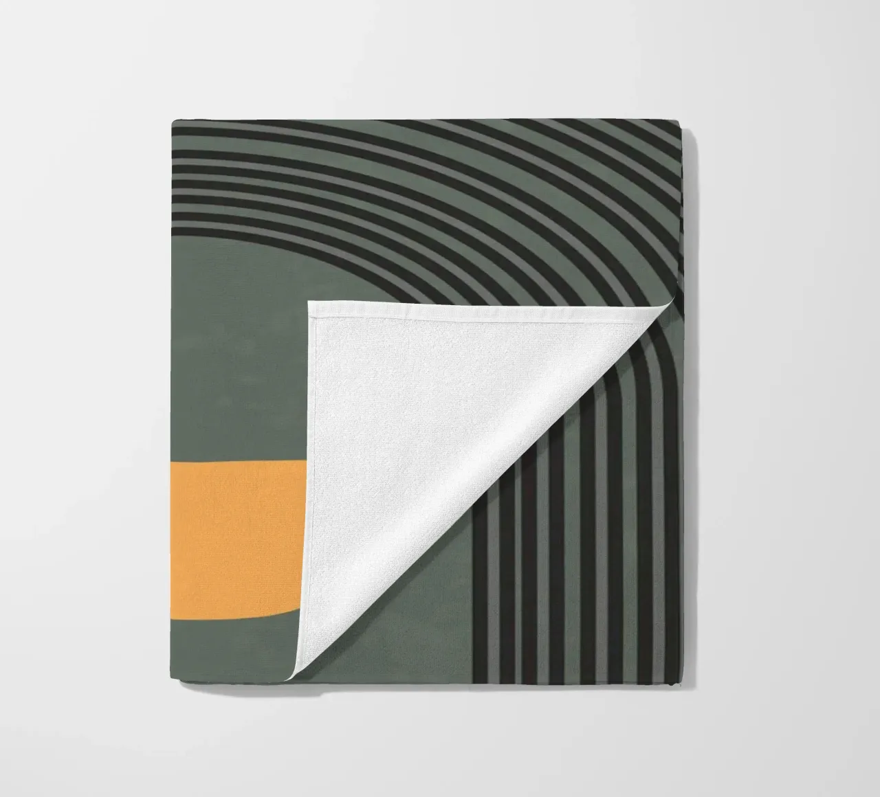 curve shape and line minimal Strandtuch von scoten