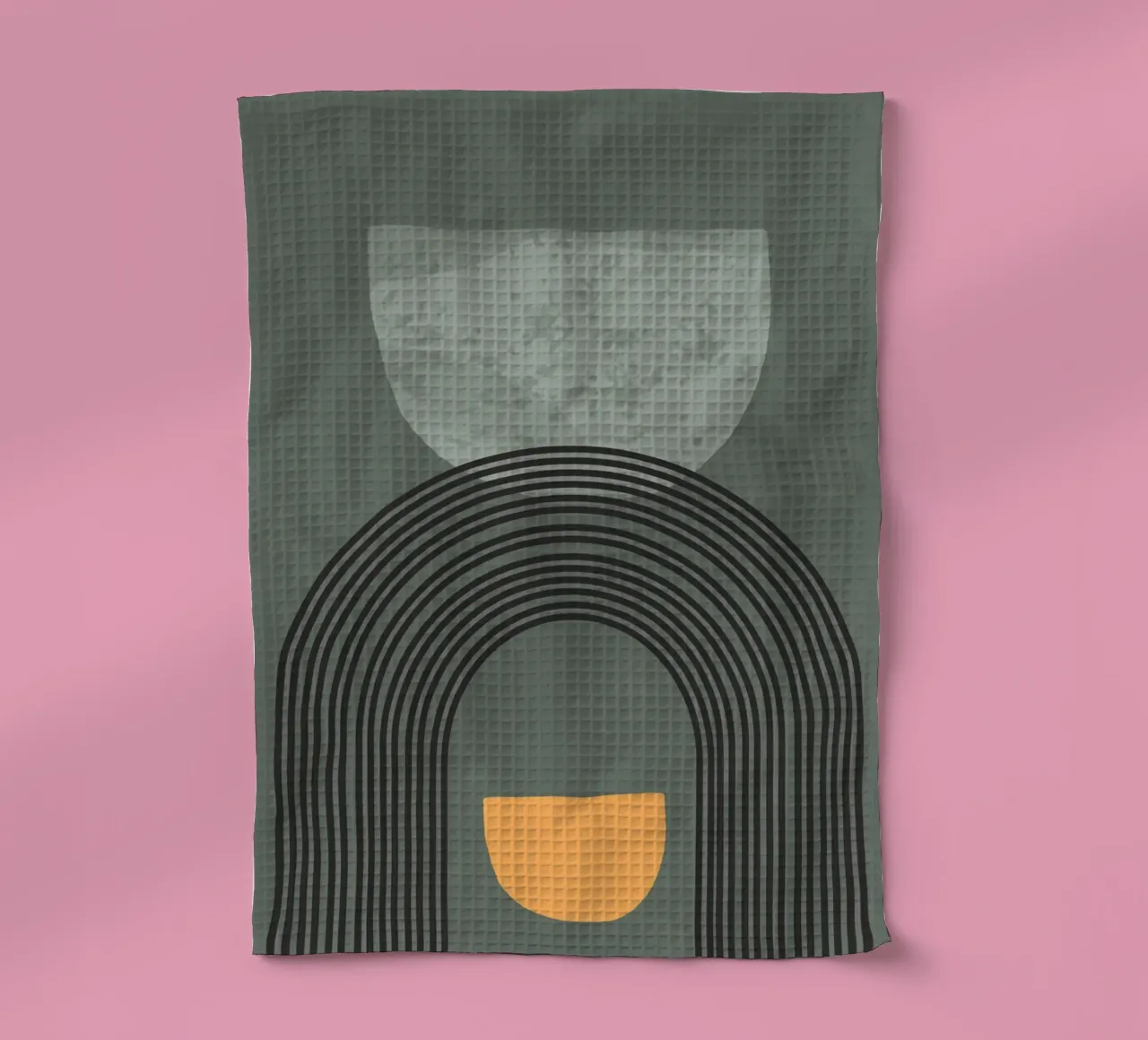 curve shape and line minimal Geschirrtuch von scoten
