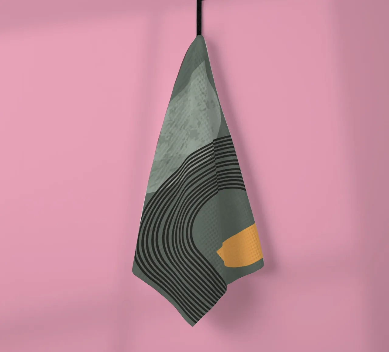 curve shape and line minimal Geschirrtuch von scoten