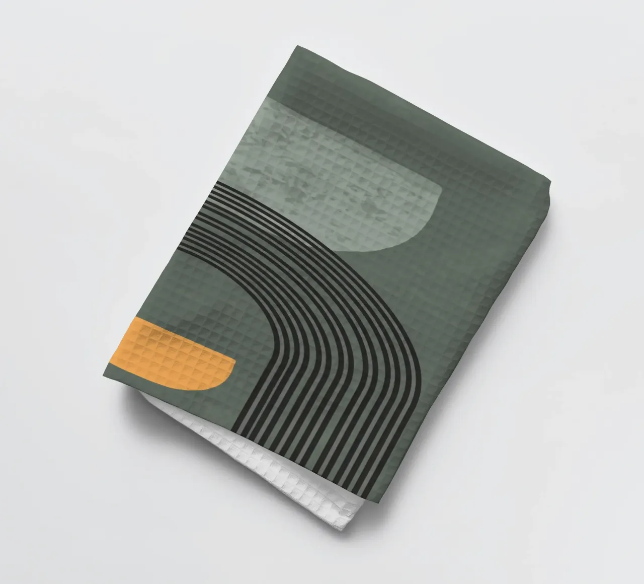 curve shape and line minimal Geschirrtuch von scoten