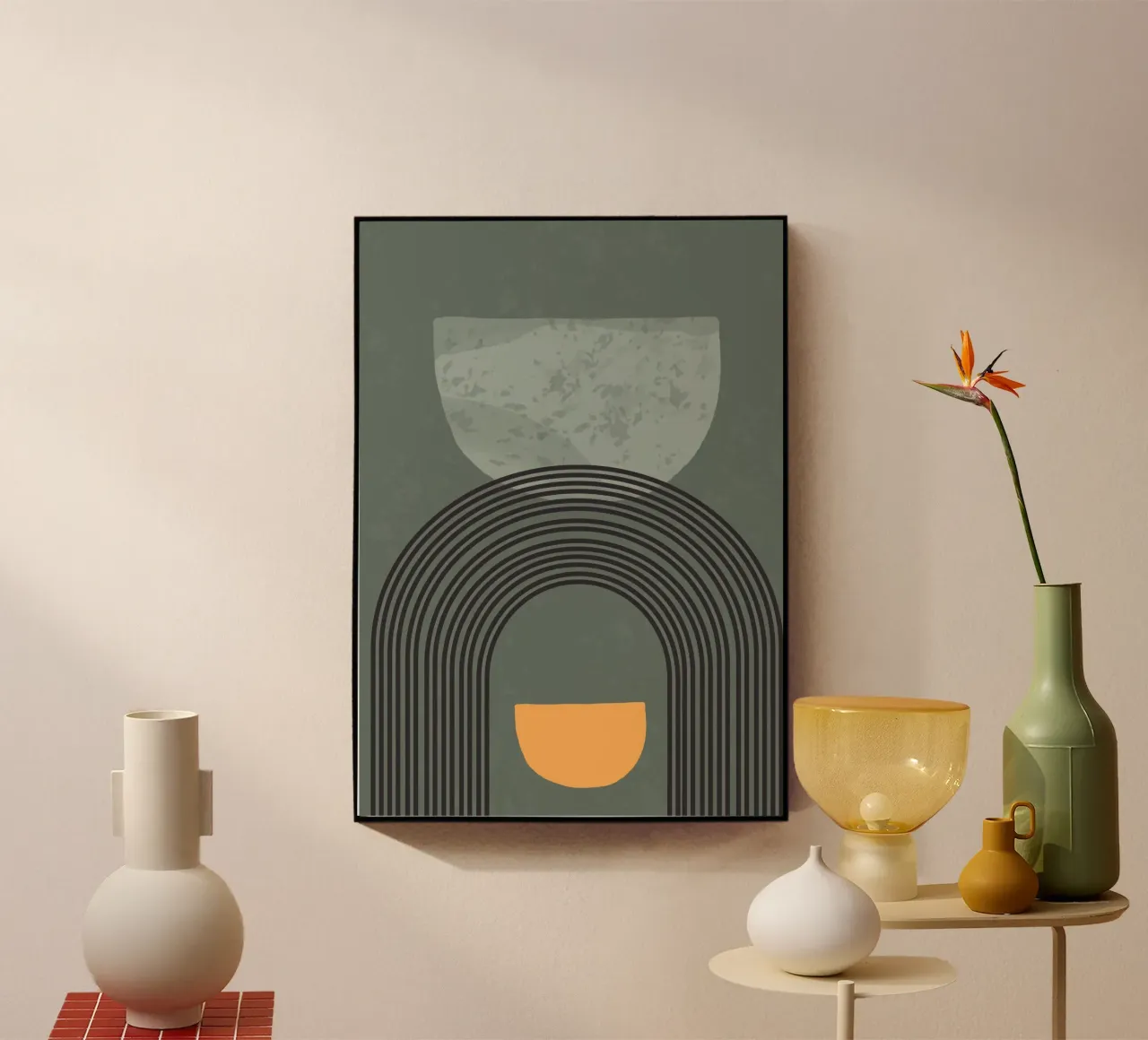 curve shape and line minimal plexiglass da scoten