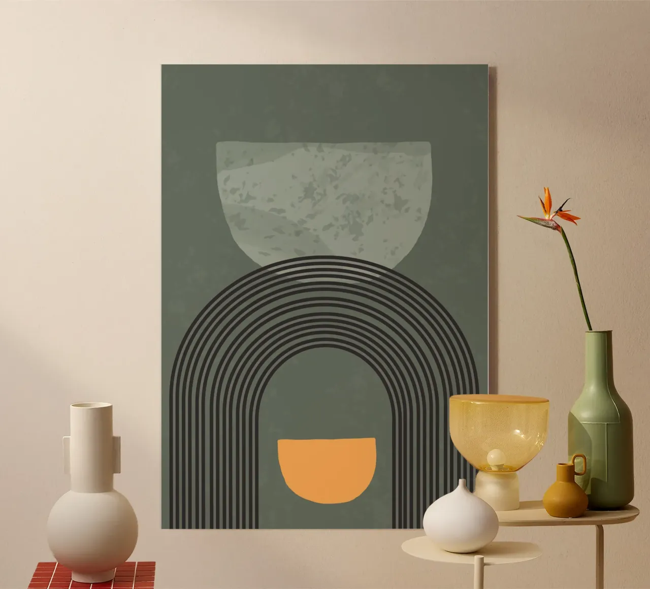 curve shape and line minimal plexiglass da scoten