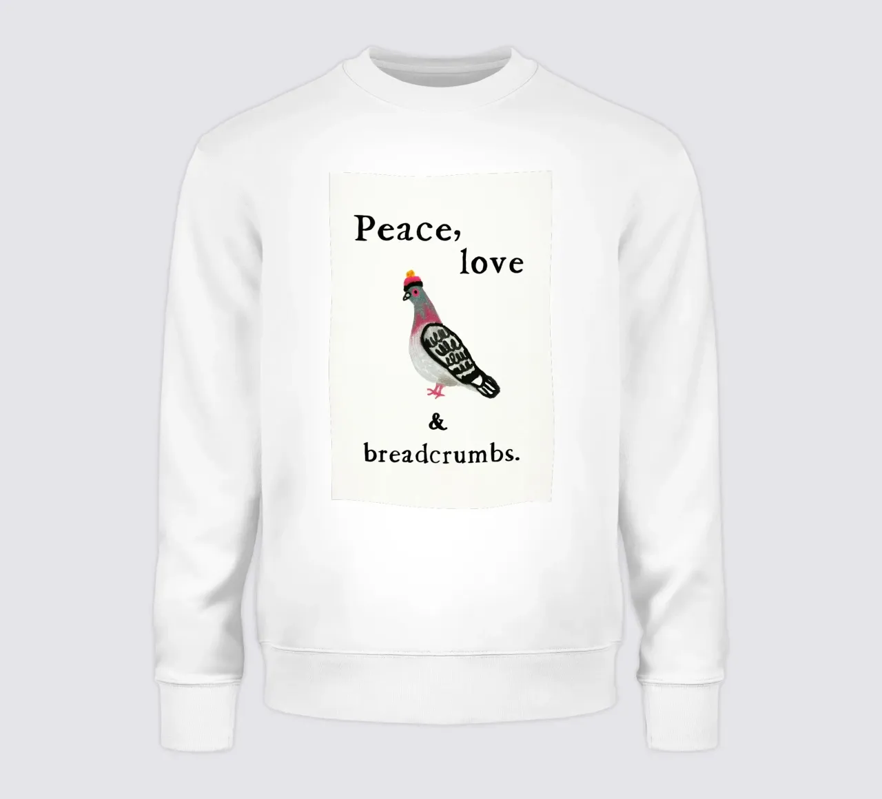 Dove Love - Pace, amore e briciole di pane felpa da Studio Mooodz