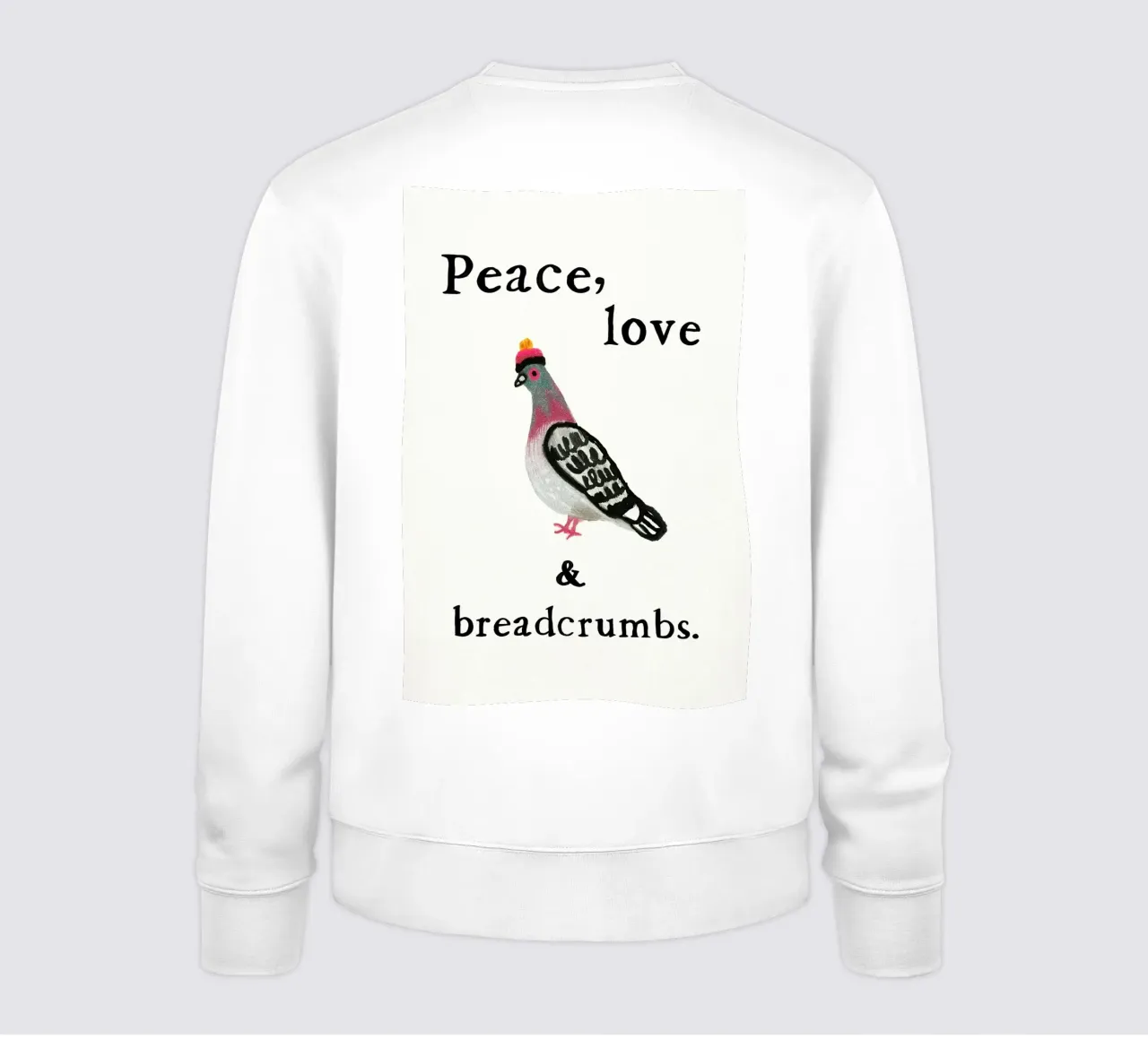 Dove Love - Pace, amore e briciole di pane felpa da Studio Mooodz