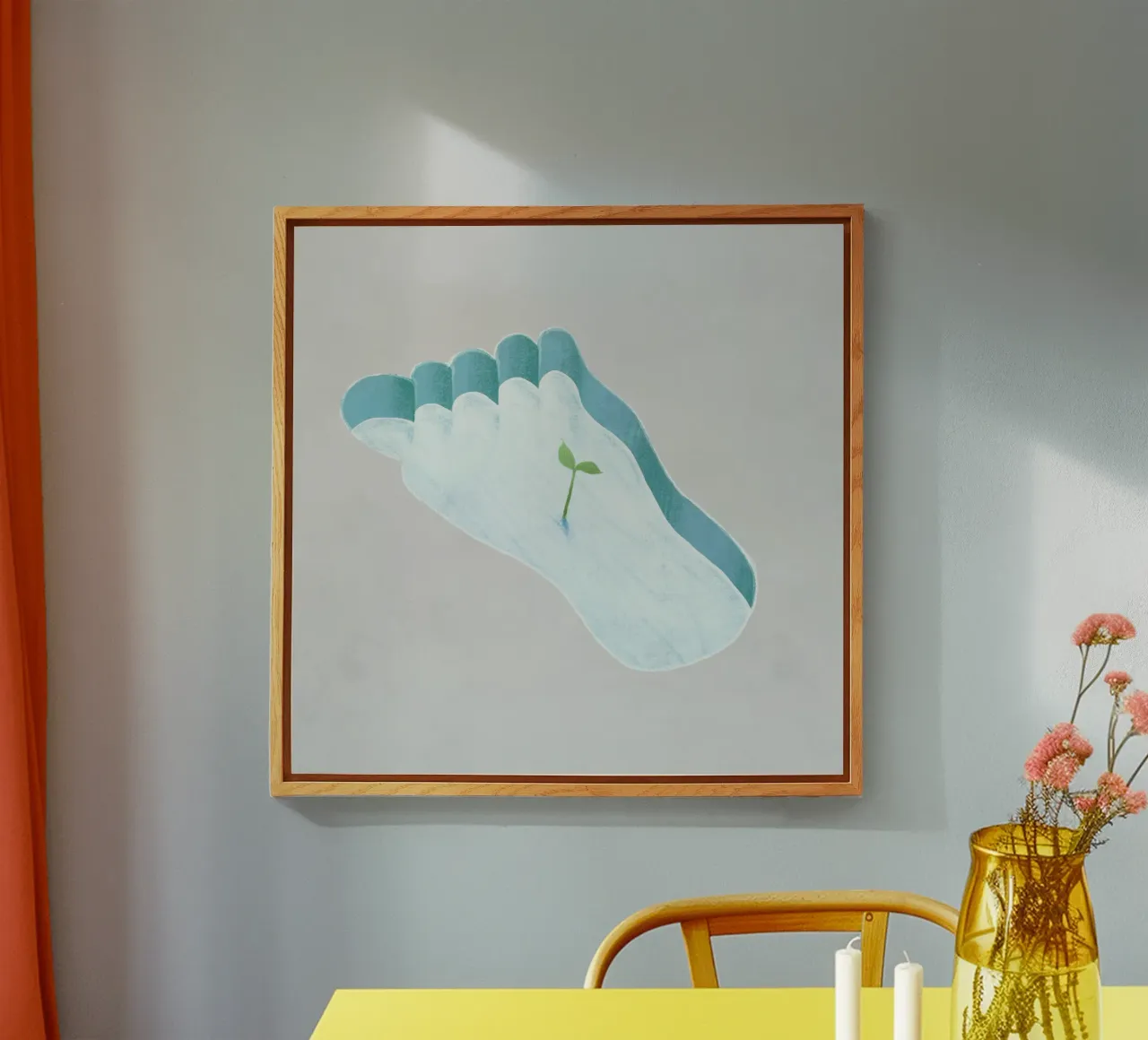 footprint tree plexiglass da scoten