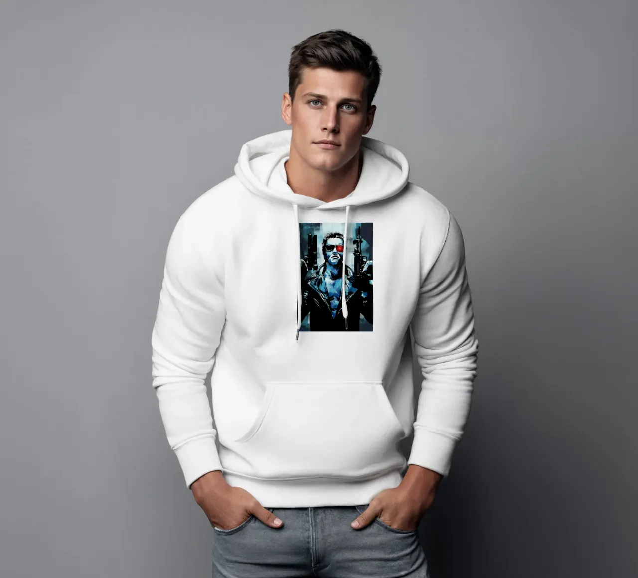 Terminator felpa con cappuccio da nabakumov