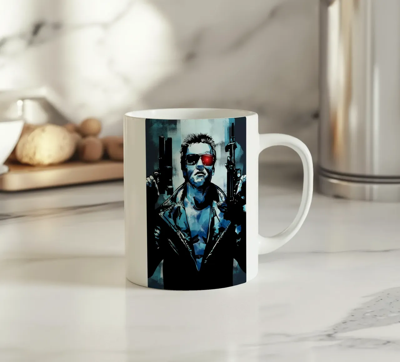 Terminator ceramic mug by nabakumov