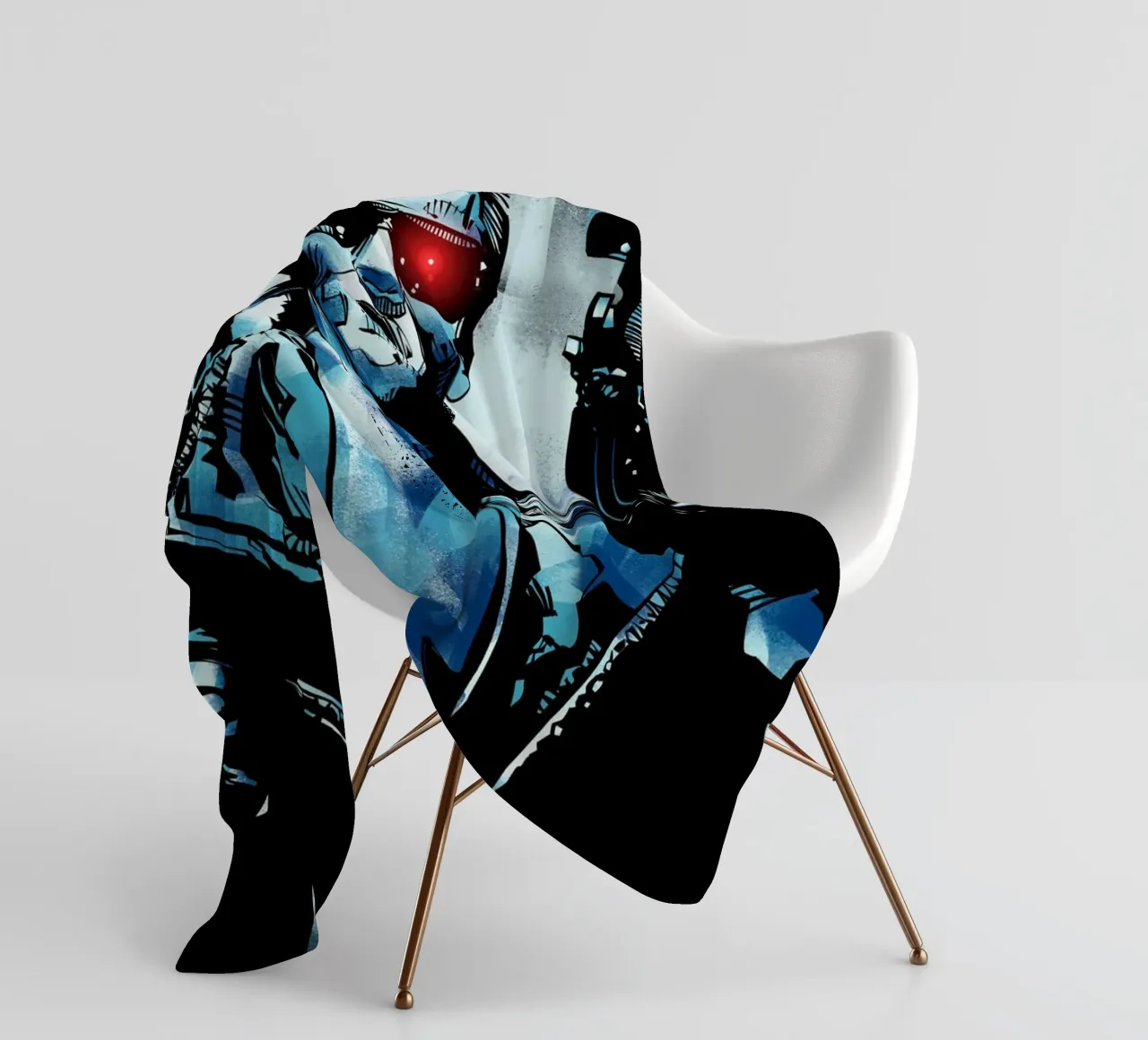 Terminator fleece blanket by nabakumov