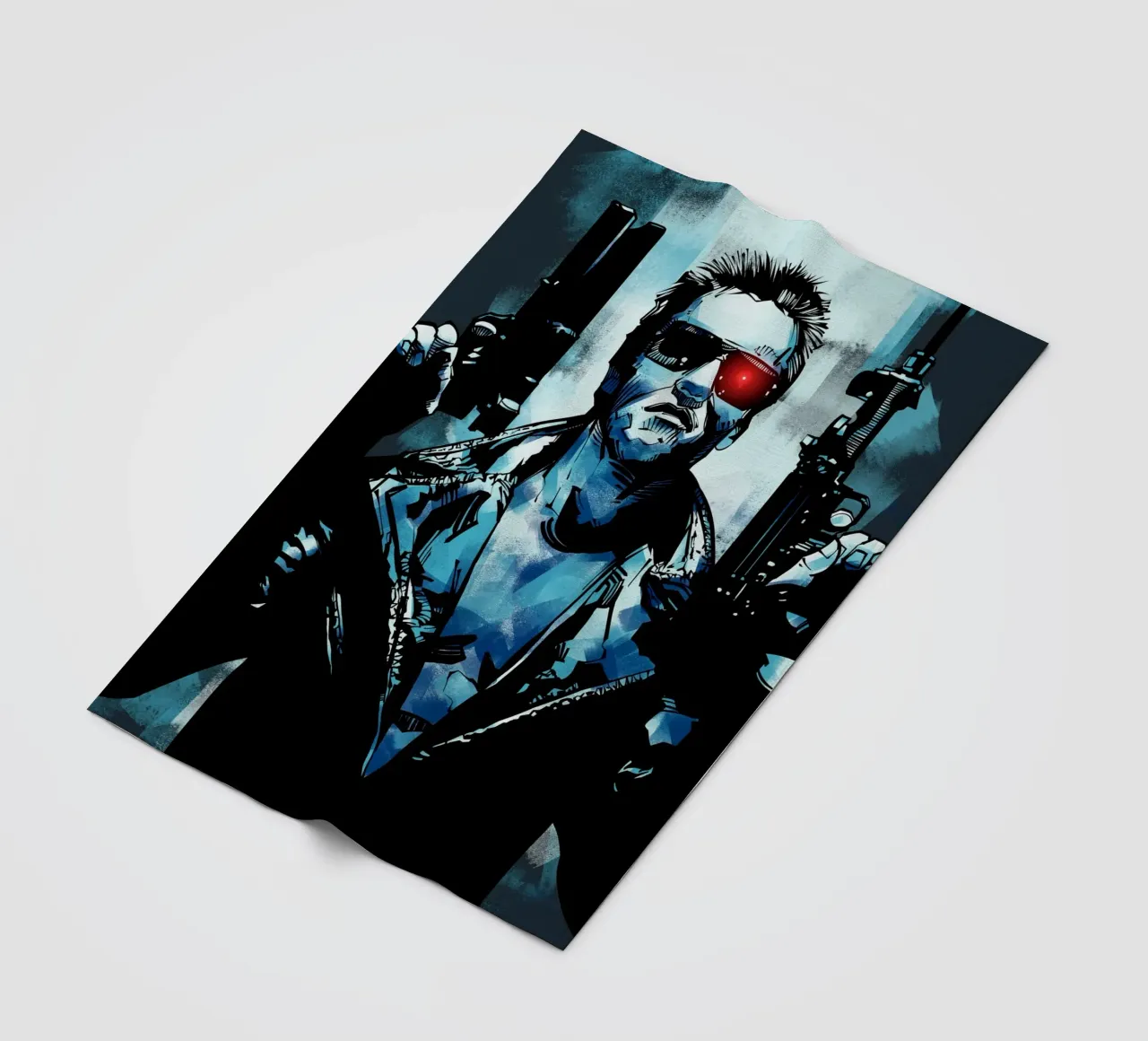 Terminator fleece blanket by nabakumov