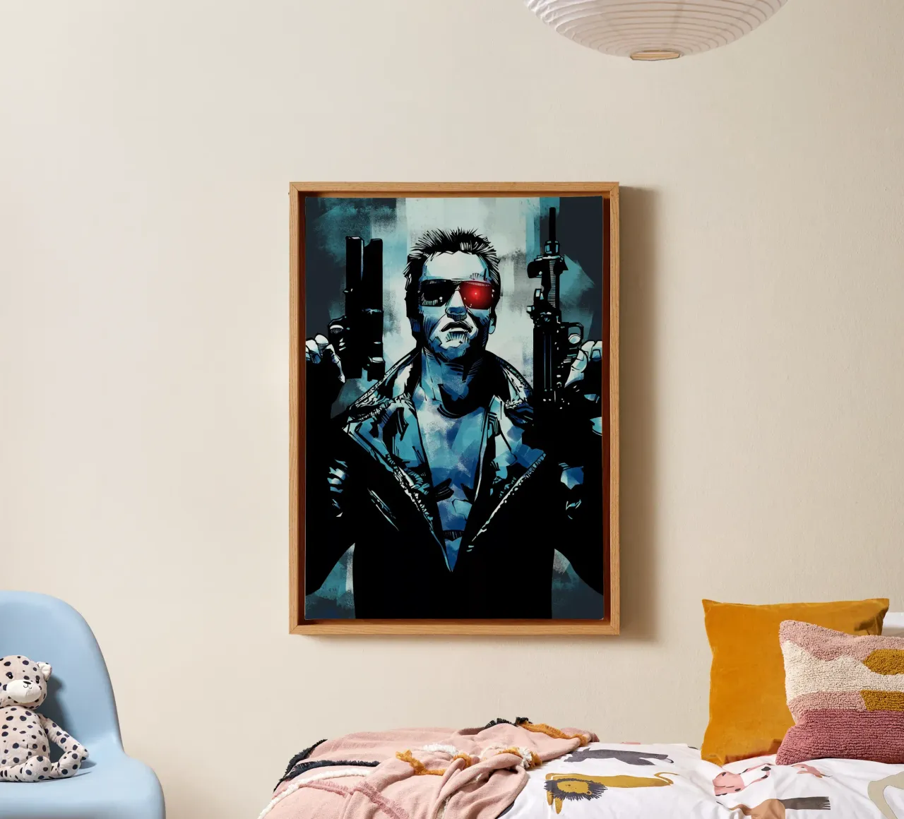 Terminator canvas with Floater frame by nabakumov
