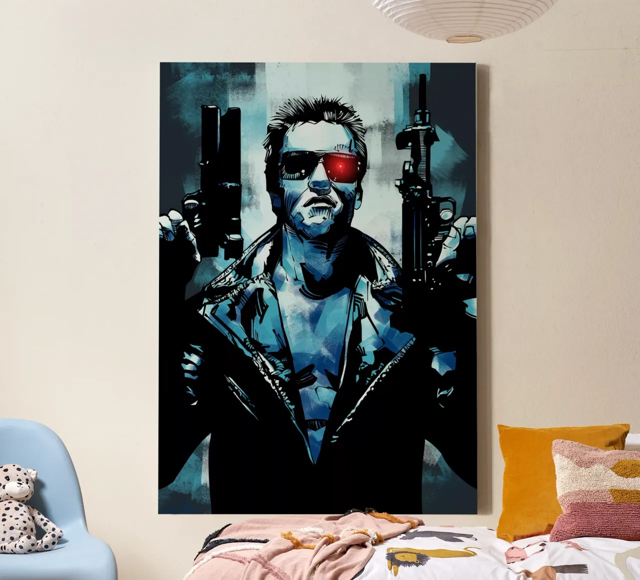 Terminator canvas with Floater frame by nabakumov