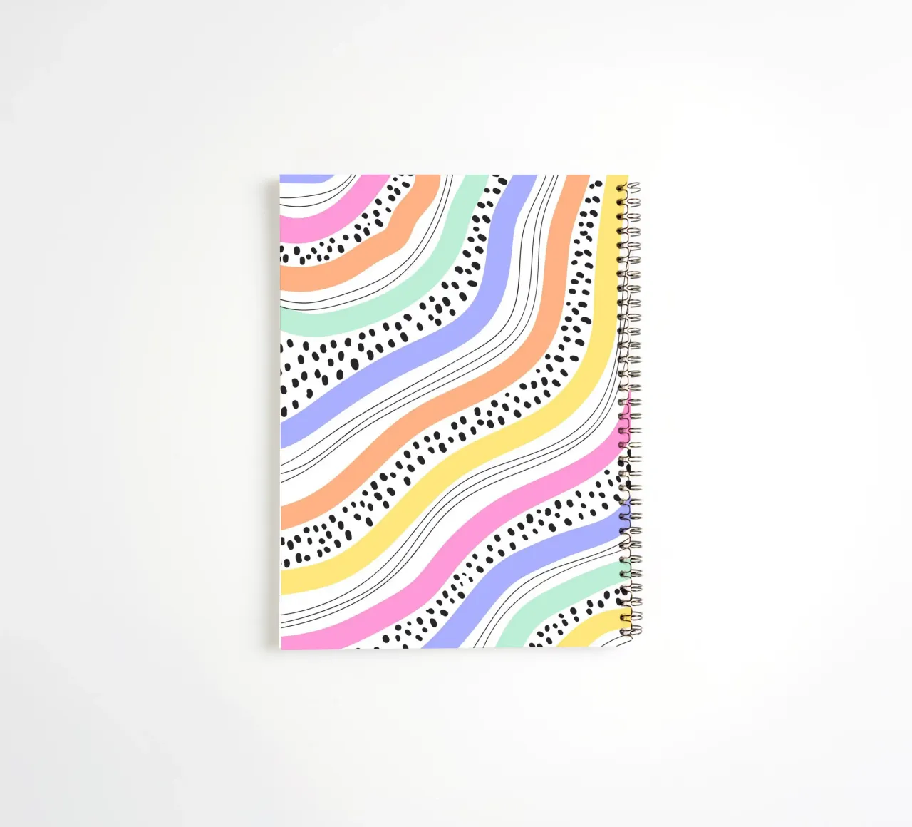 curve color and dot diario ad anelli da scoten