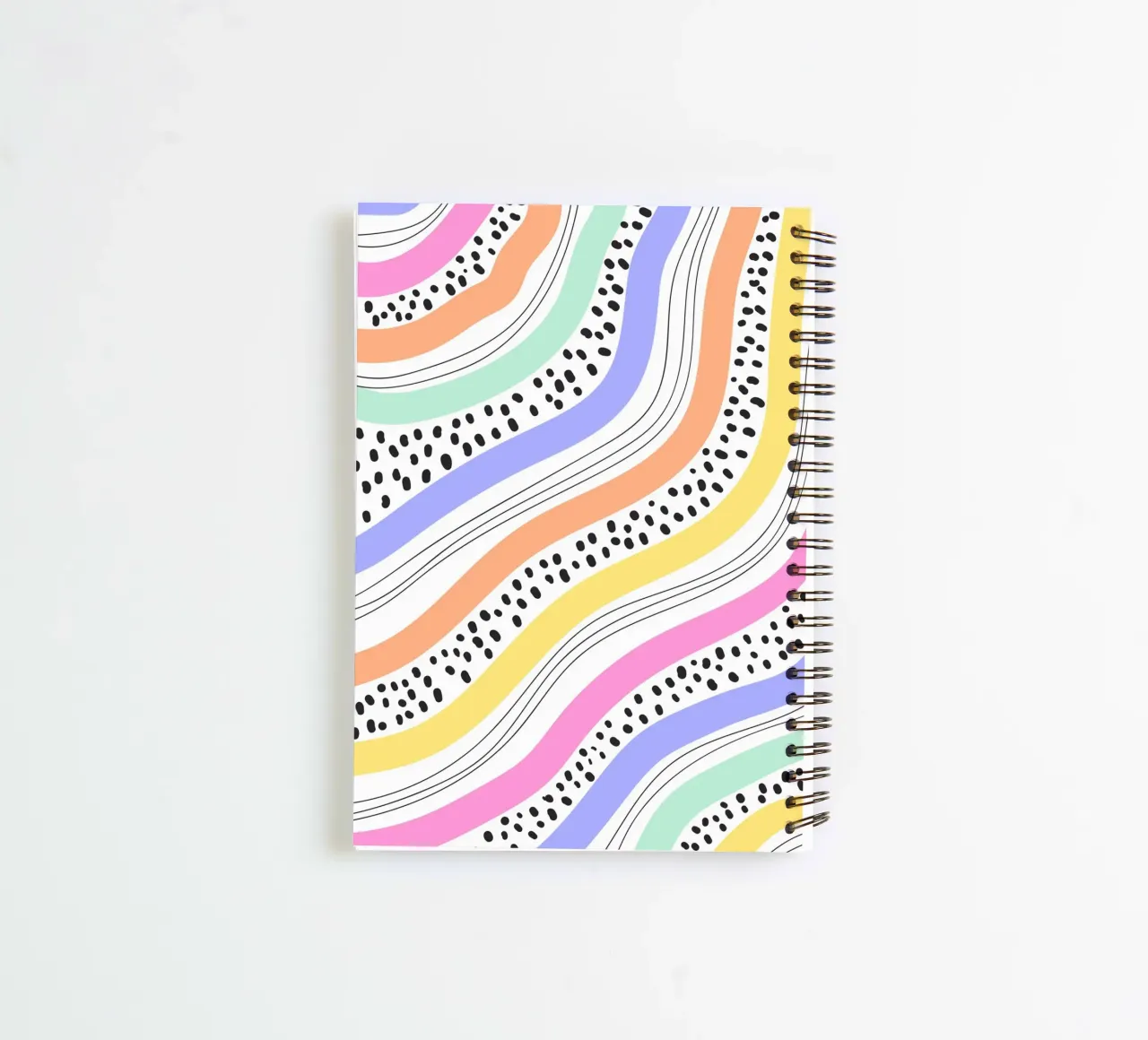 curve color and dot diario ad anelli da scoten