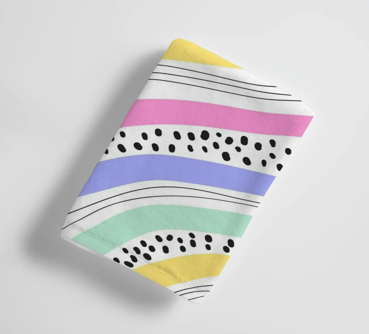 curve color and dot serviette de bain de scoten