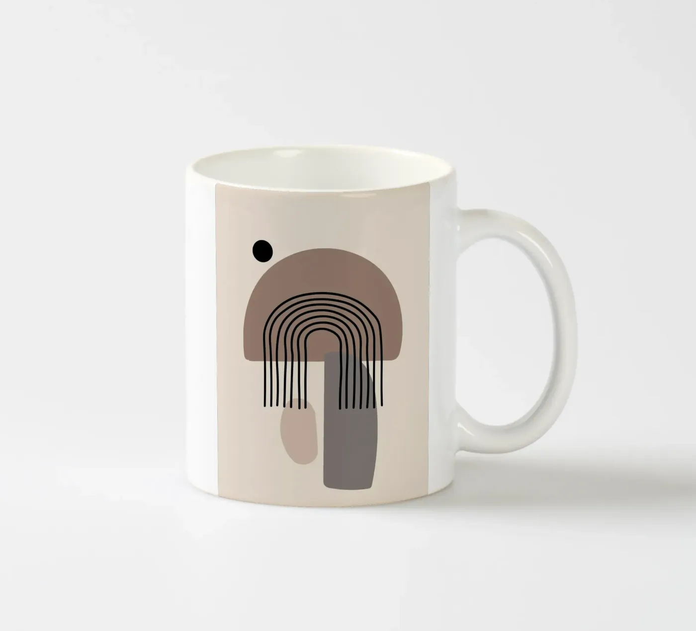 minimal shape ceramic mug by scoten