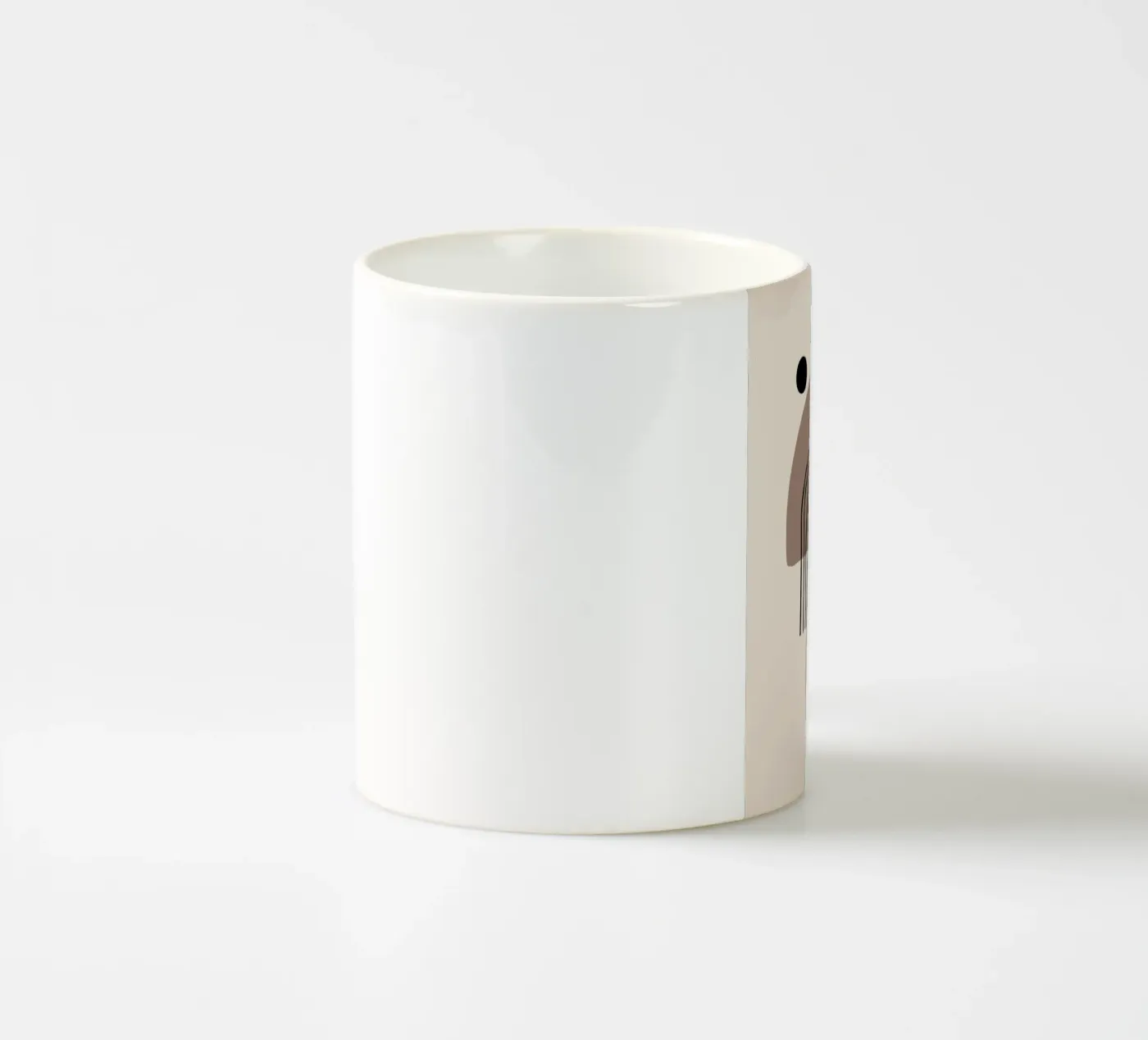 minimal shape ceramic mug by scoten