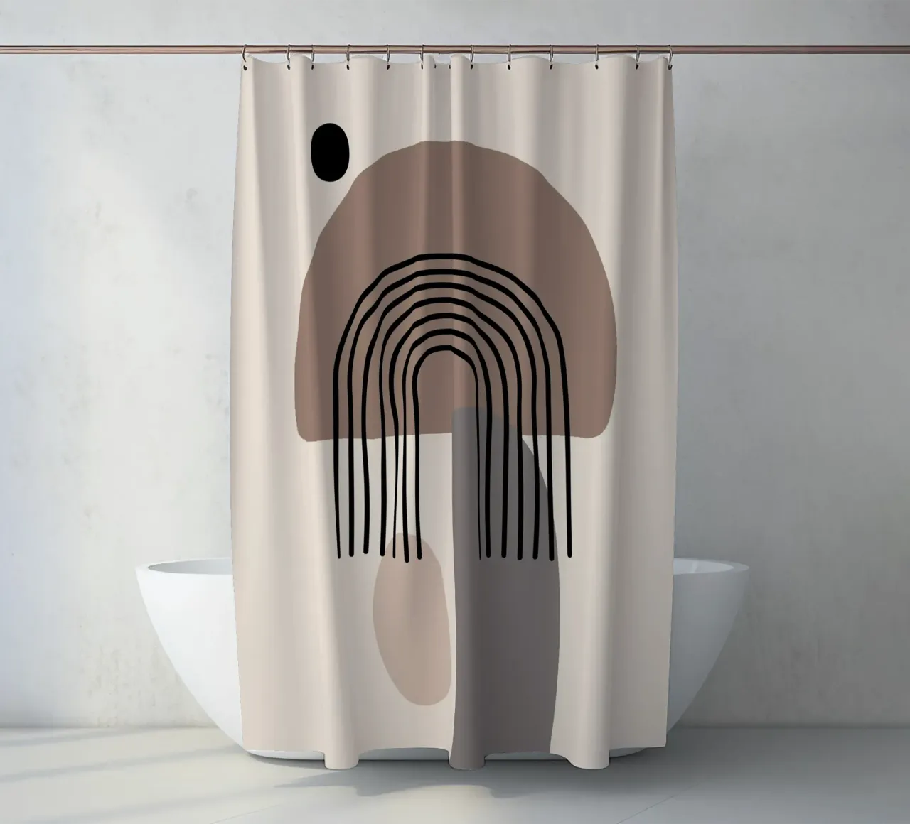 minimal shape Duschvorhang von scoten