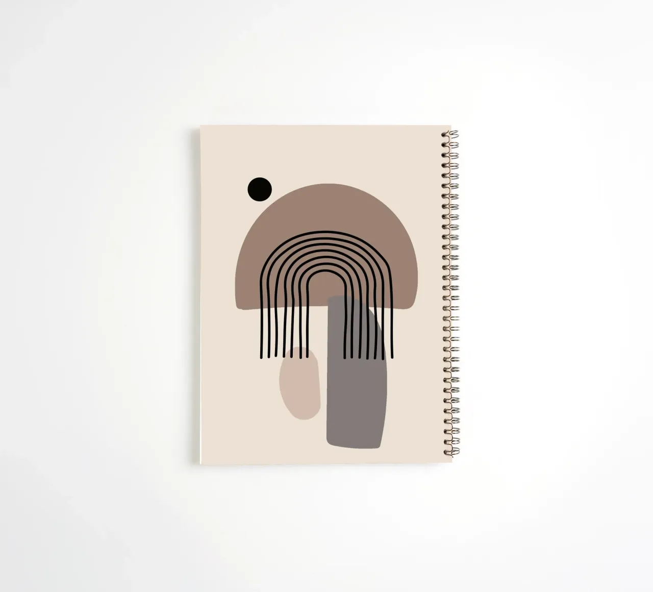 minimal shape diario ad anelli da scoten