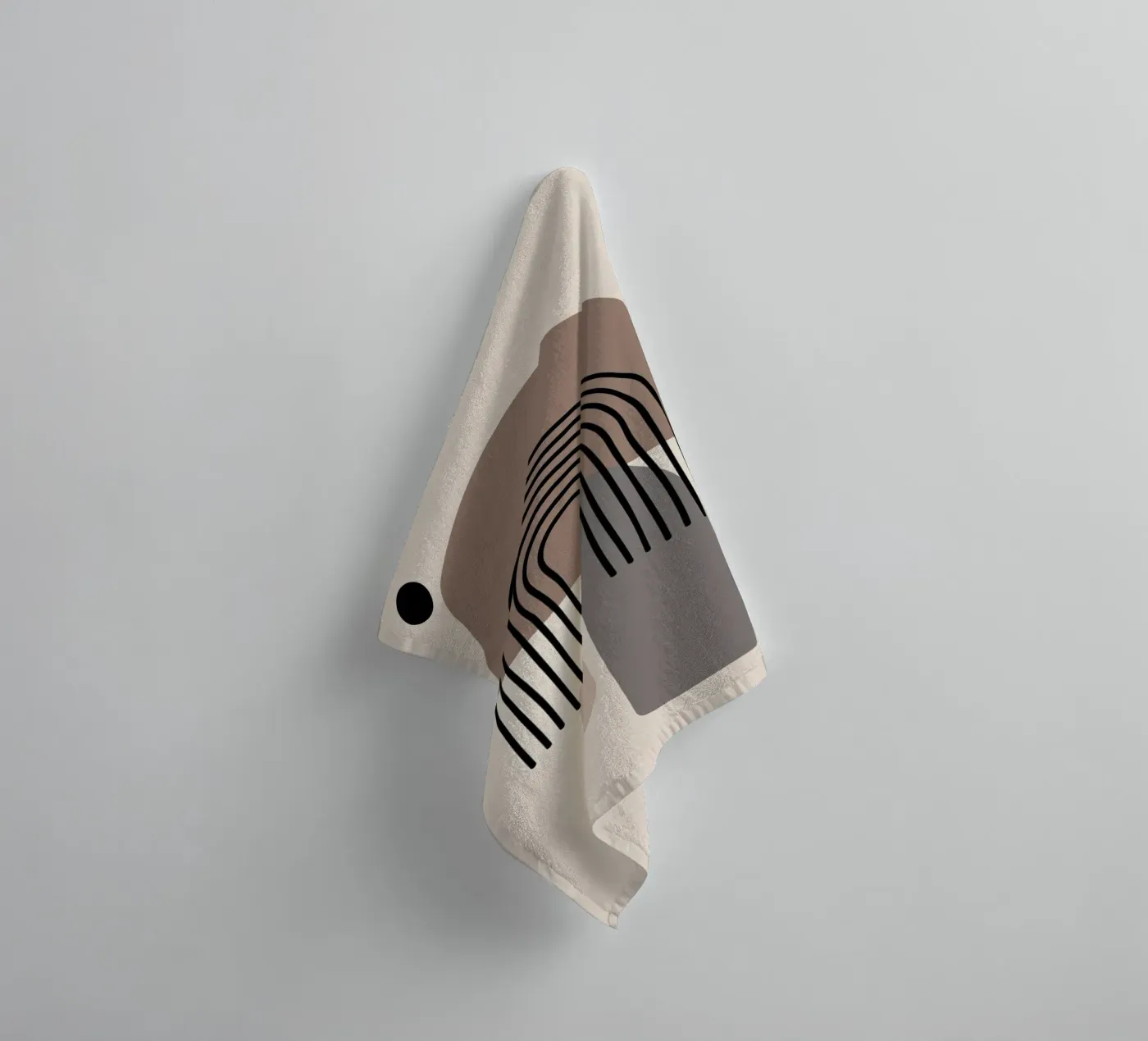 minimal shape towel by scoten