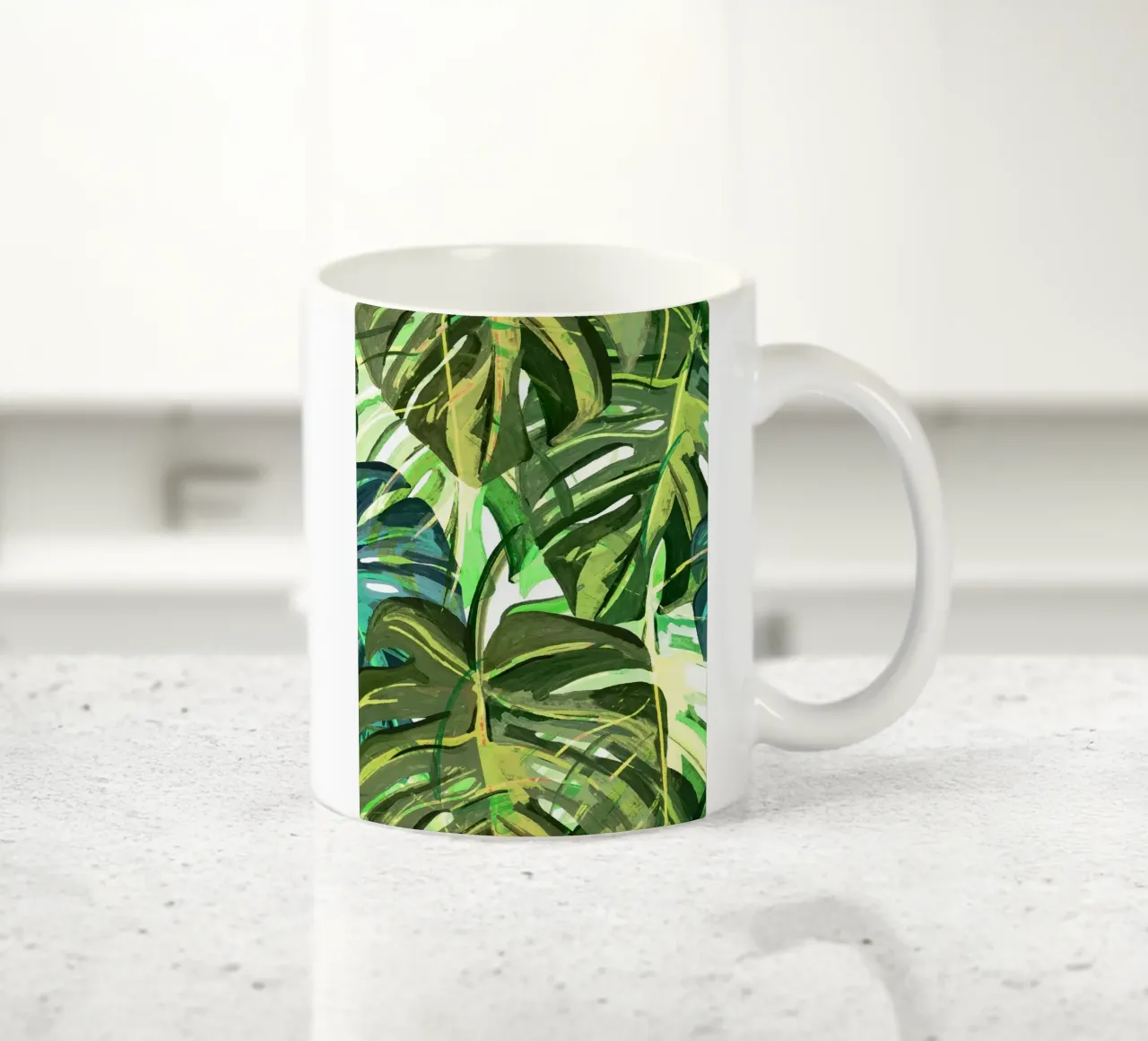 leaf forest in sun tazza in ceramica da scoten