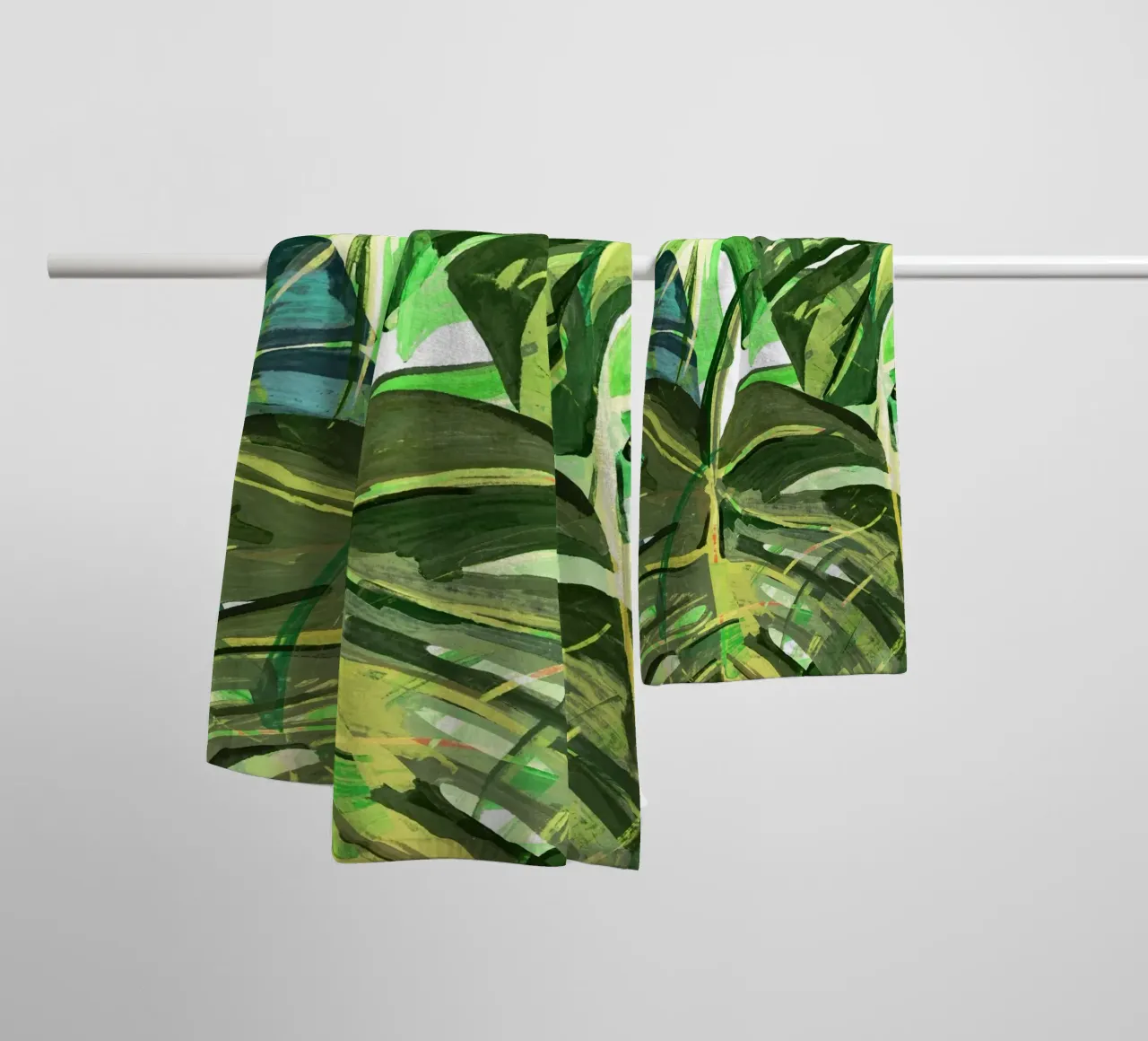 leaf forest in sun asciugamano da bagno da scoten