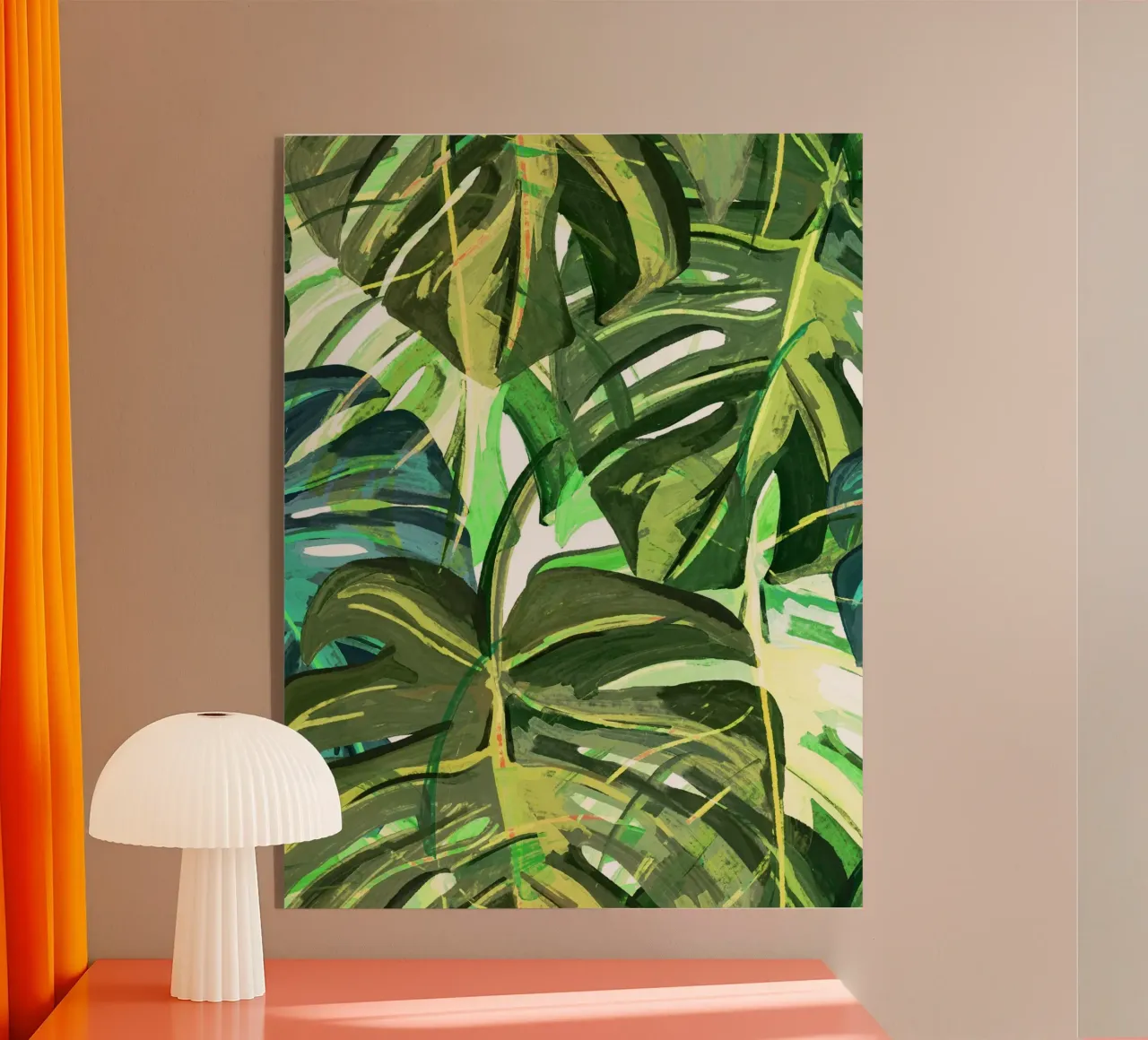 leaf forest in sun plexiglass da scoten