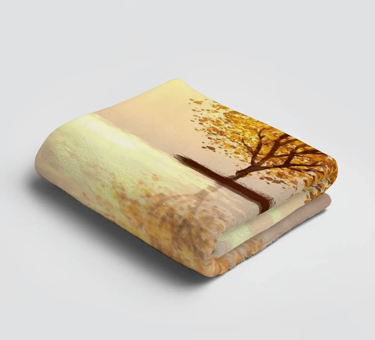 tree reflect in the sunlight Handtuch von scoten