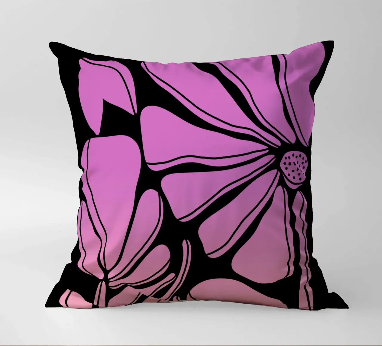 Blumen gradient pink cuscino da BAINAI STYLE
