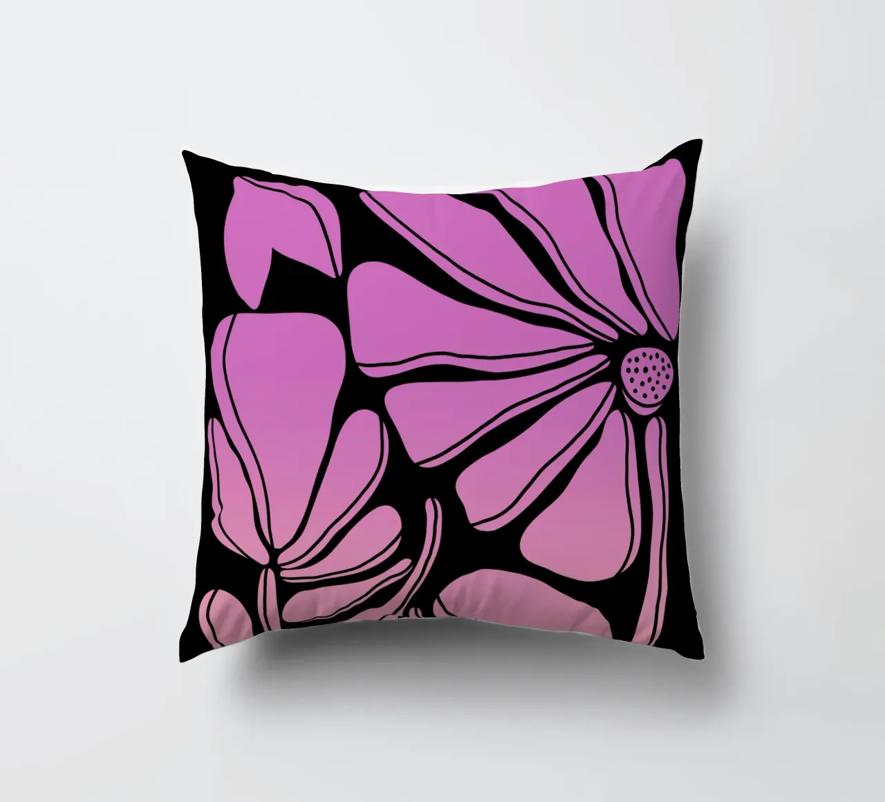 Blumen gradient pink cuscino da BAINAI STYLE