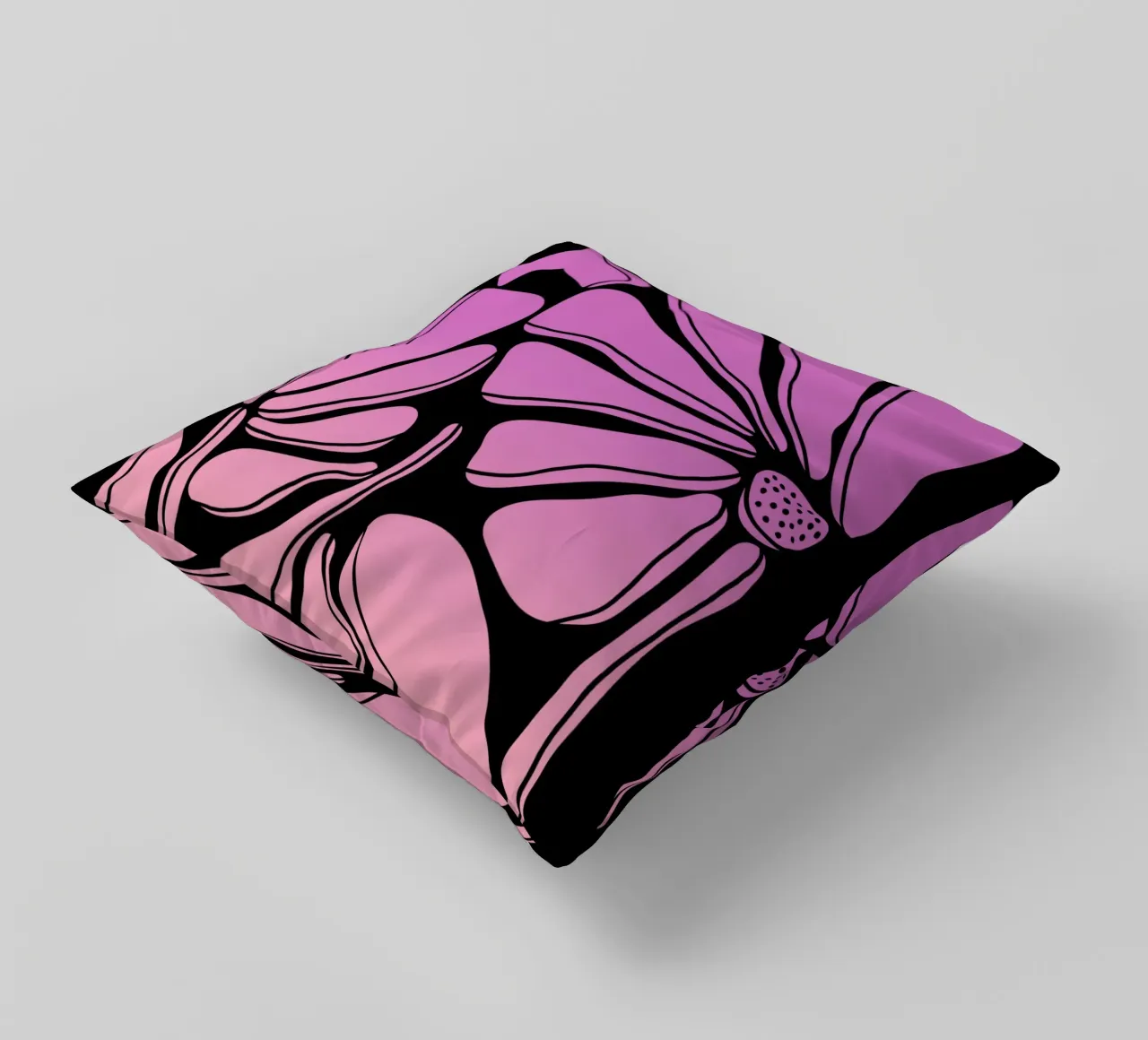 Blumen gradient pink cuscino da BAINAI STYLE