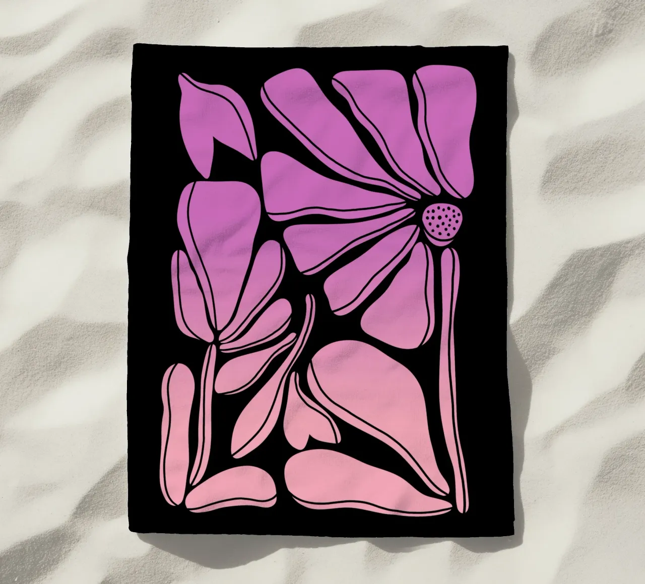 Blumen gradient pink telo mare da BAINAI STYLE