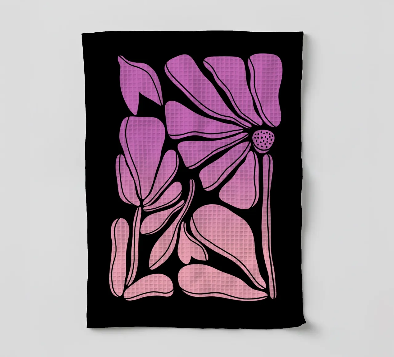 Blumen gradient pink canovaccio da cucina da BAINAI STYLE