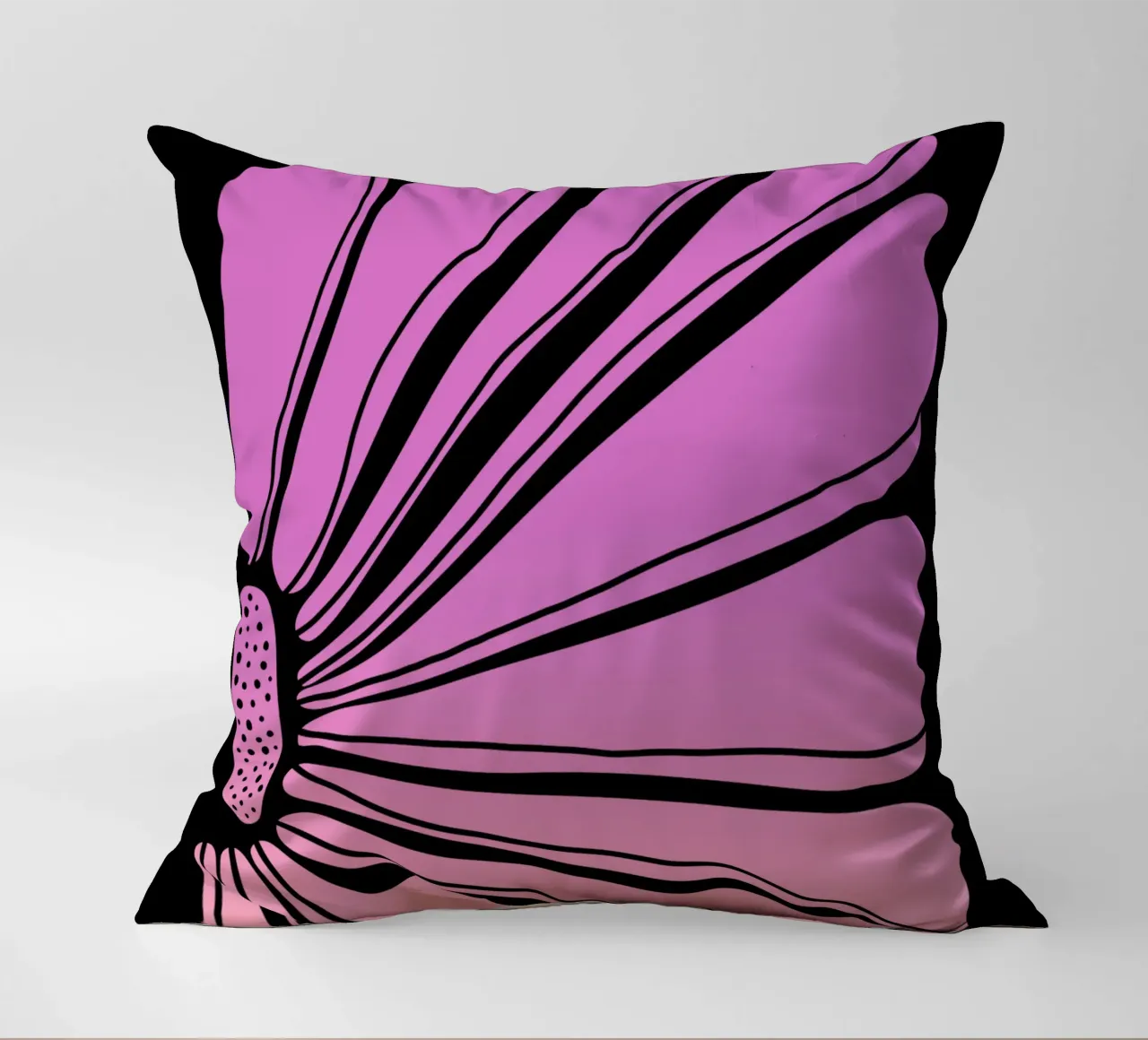 Flower gradient pink cuscino da BAINAI STYLE