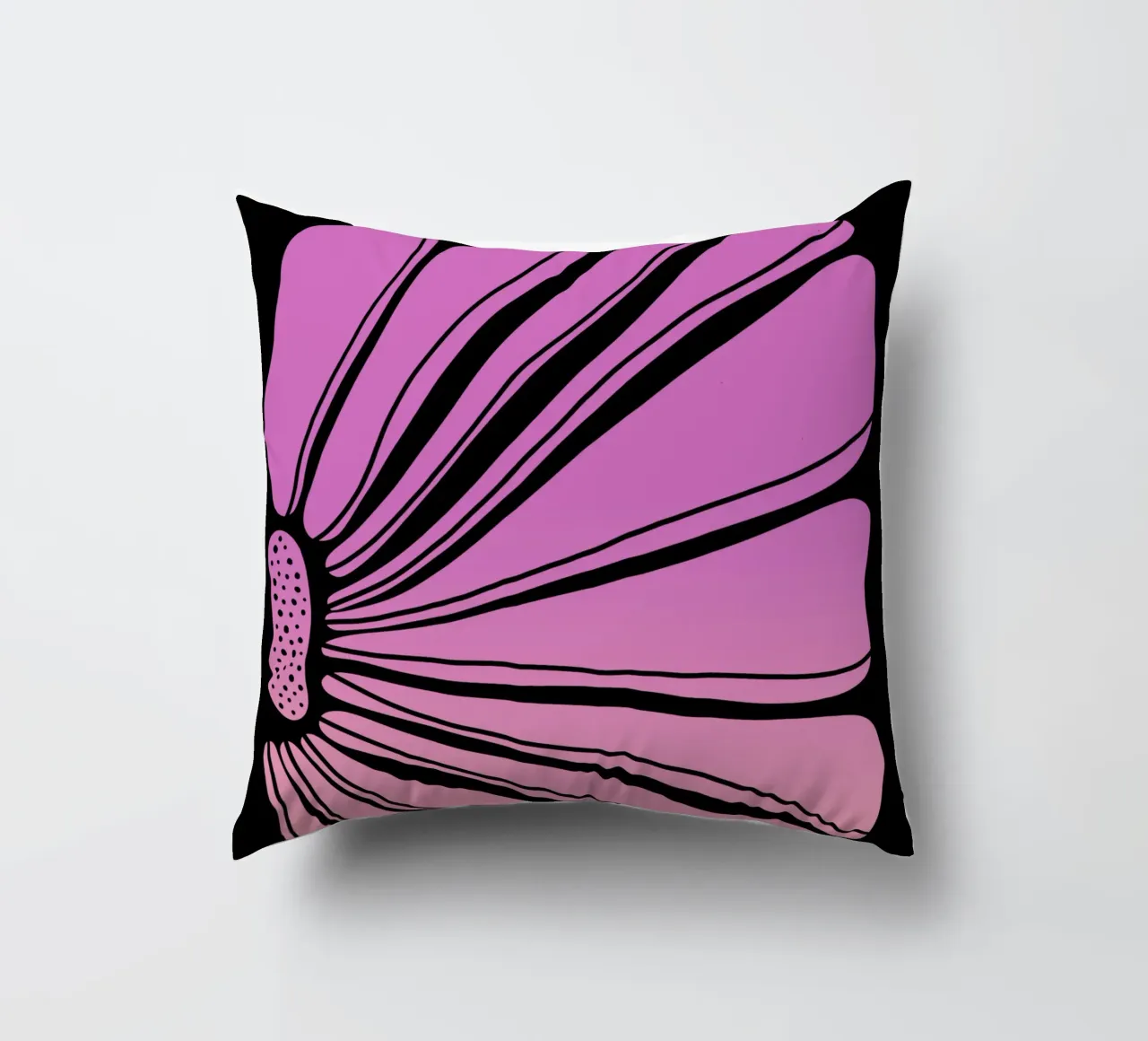 Flower gradient pink cuscino da BAINAI STYLE