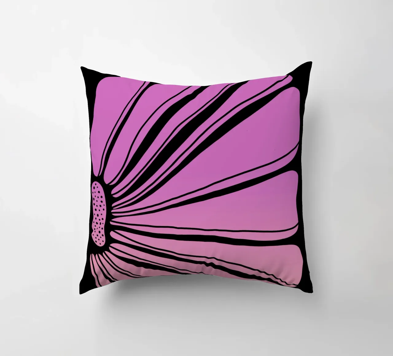 Flower gradient pink cuscino da BAINAI STYLE