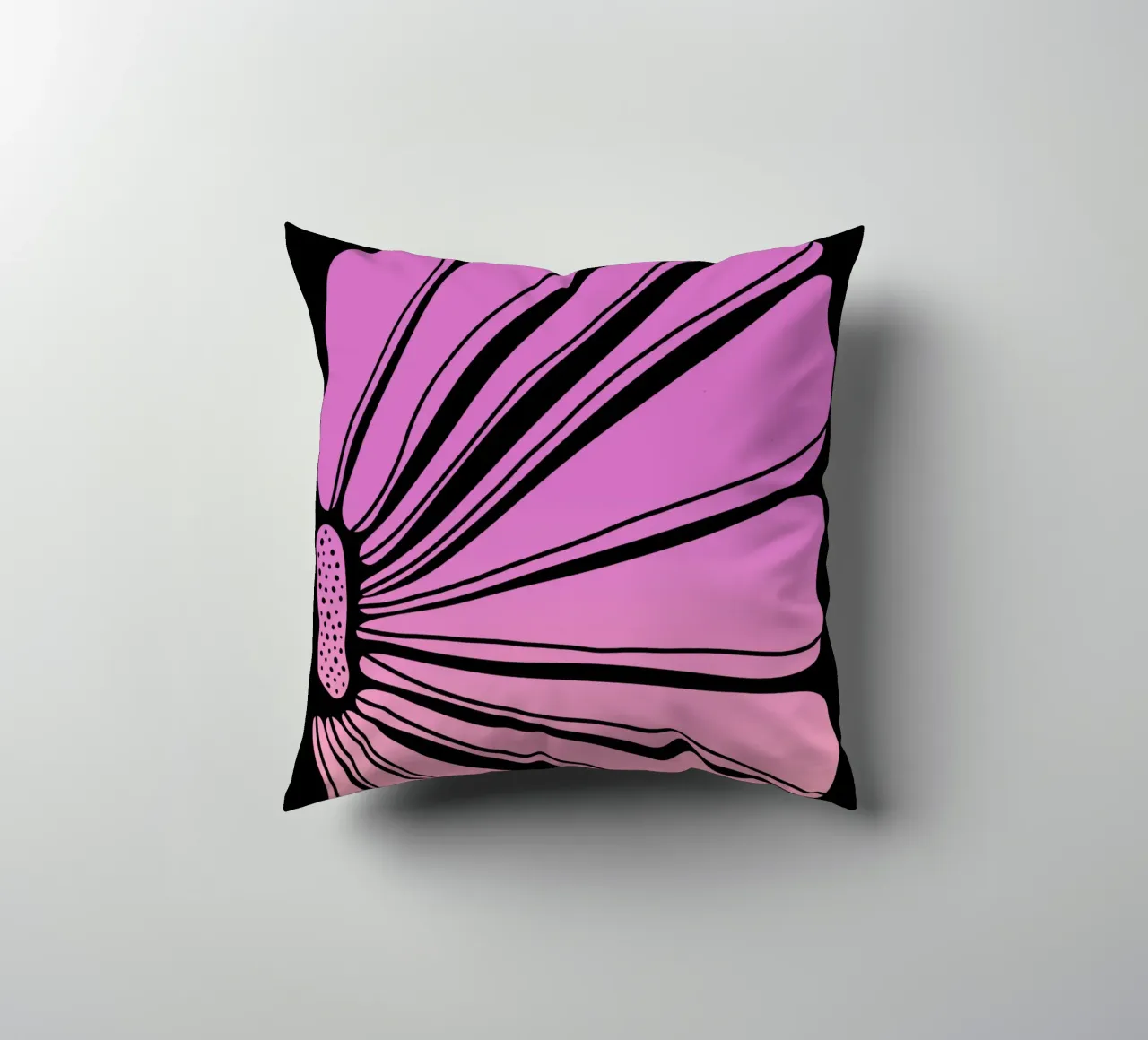 Flower gradient pink cuscino da BAINAI STYLE