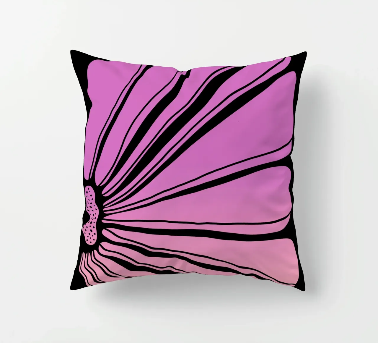Flower gradient pink cuscino da BAINAI STYLE