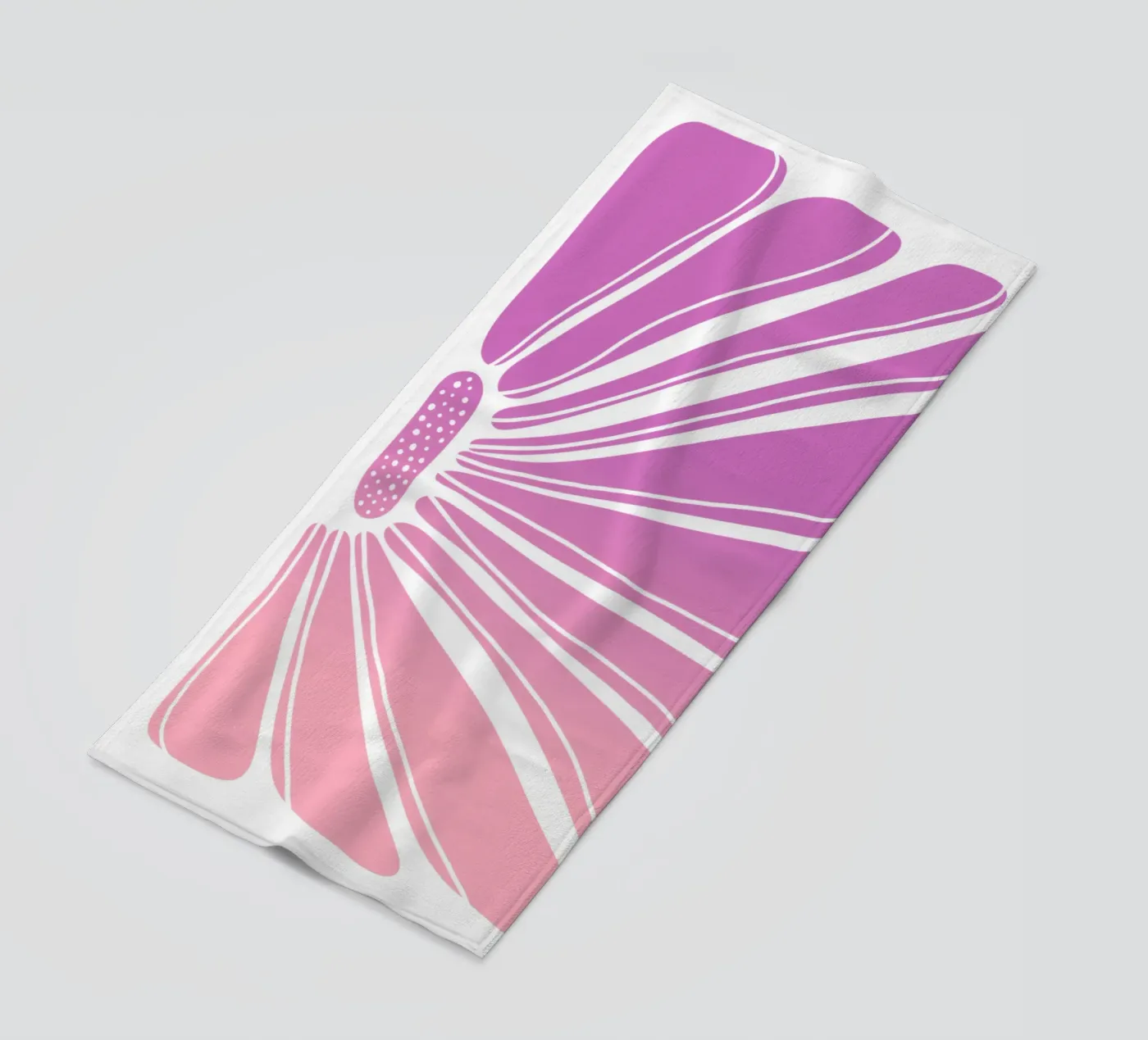 Flower gradient pink telo mare da BAINAI HOME