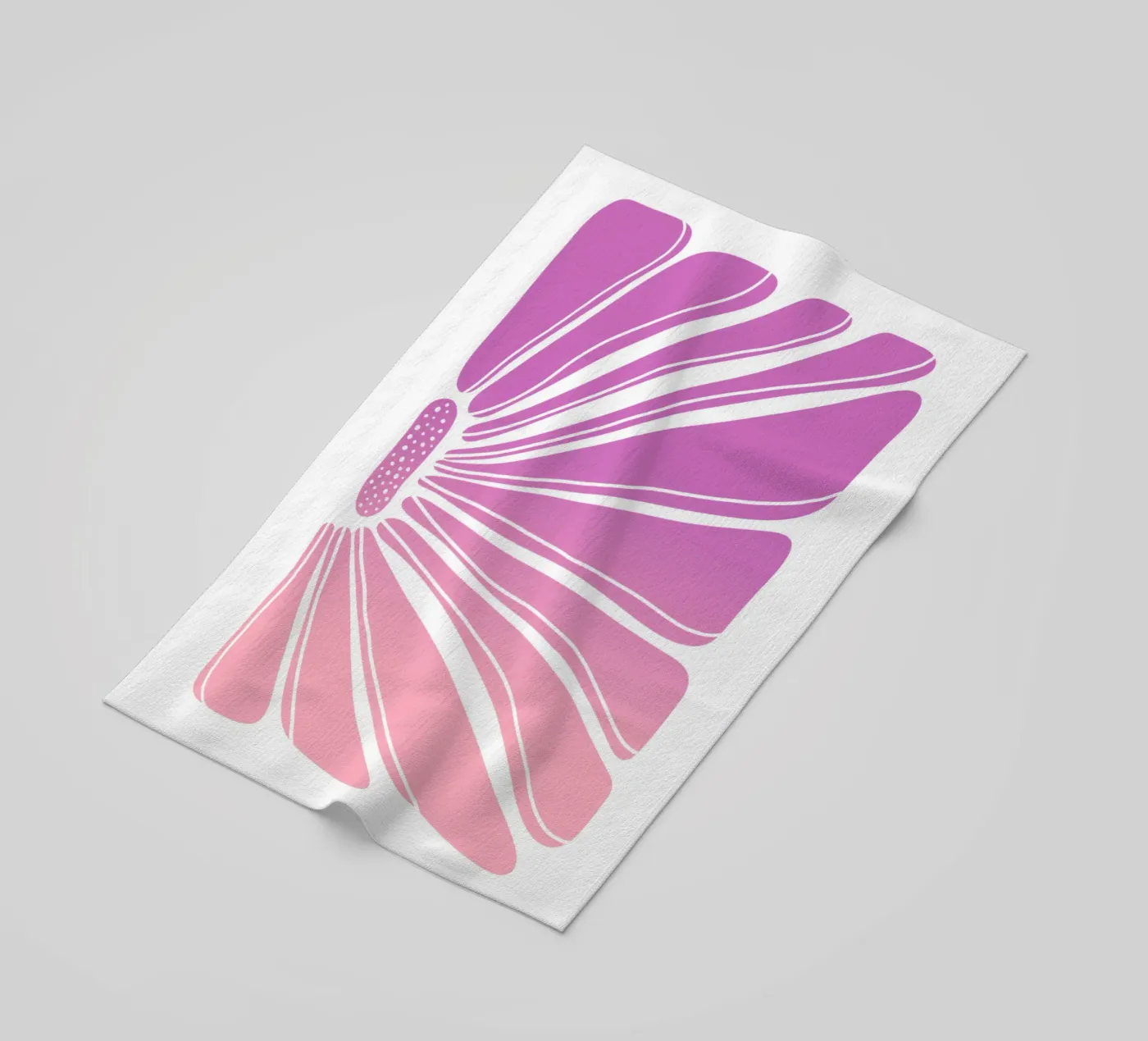 Flower gradient pink telo mare da BAINAI HOME