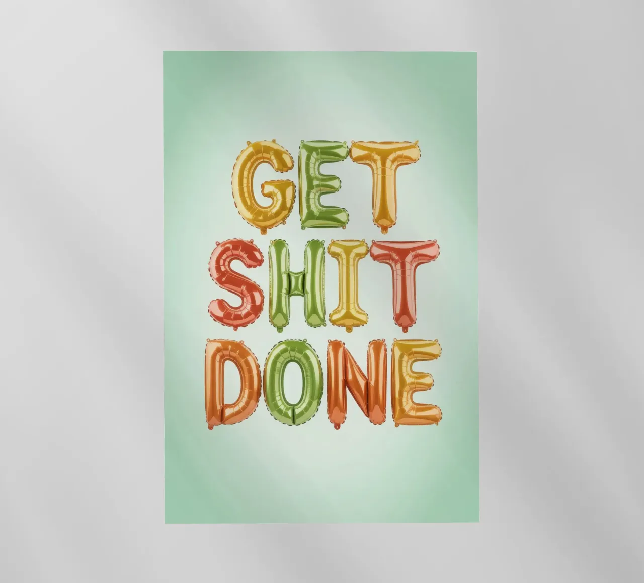 GET SHIT DONE pellicola backlit da Words by Niki