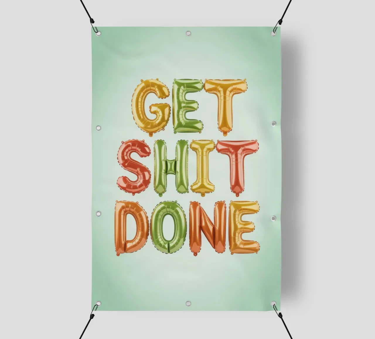 GET SHIT DONE telo in pvc da Words by Niki